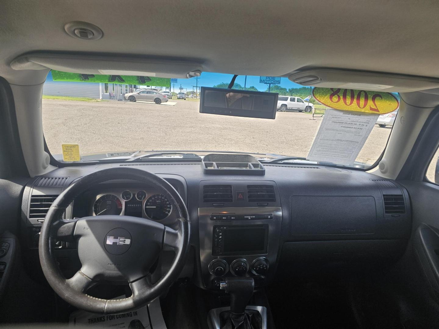 2008 BLACK /BLACK HUMMER H3 Base (5GTEN13E088) with an 3.7L L5 DOHC 20V engine, 4-SPEED AUTOMATIC OR 5-SPEED MANUAL transmission, located at 607 S Seven Points BLVD, Seven Points, TX, 75143, (430) 255-4030, 32.313934, -96.207932 - Photo#4