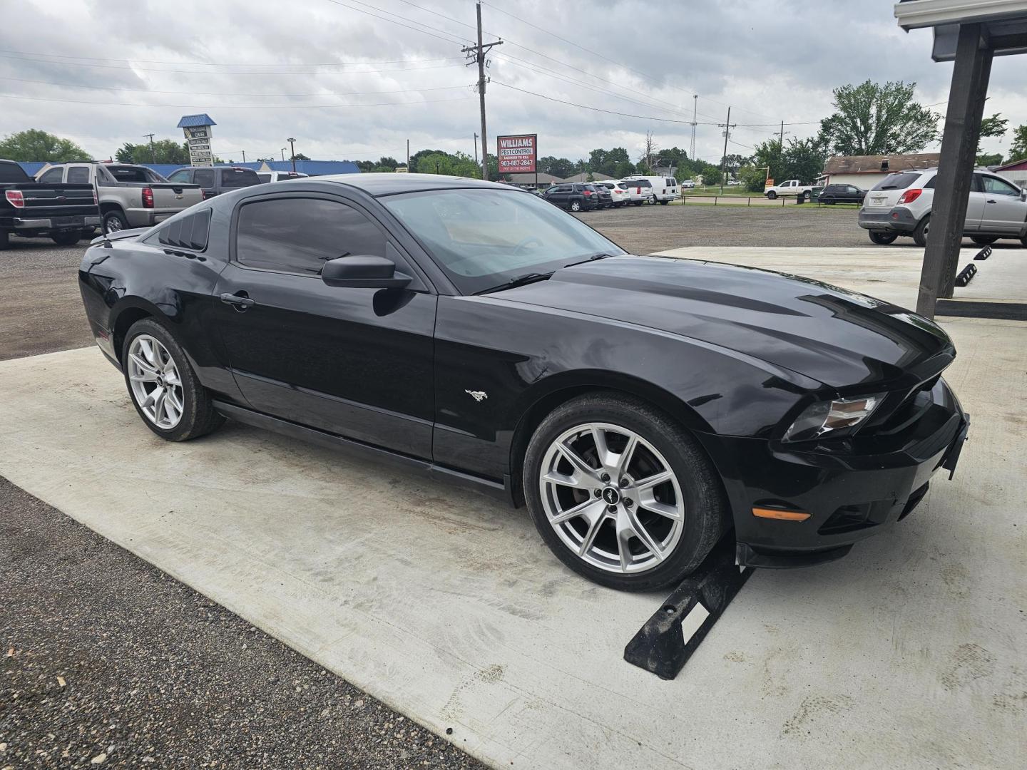 2010 BLACK Ford Mustang V6 Coupe (1ZVBP8AN0A5) with an 4.0L V6 OHC 12V engine, located at 607 S Seven Points BLVD, Seven Points, TX, 75143, (430) 255-4030, 32.313934, -96.207932 - Photo#1