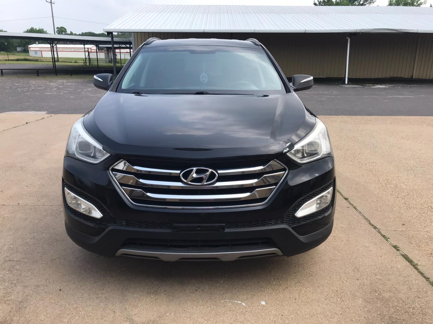 2013 BLACK Hyundai Santa Fe Sport 2.4 FWD (5XYZU3LB2DG) with an 2.4L L4 DOHC 16V engine, 6-Speed Automatic transmission, located at 533 S Seven Points BLVD, Seven Points, TX, 75143, (430) 255-4030, 32.313999, -96.209351 - Photo#1