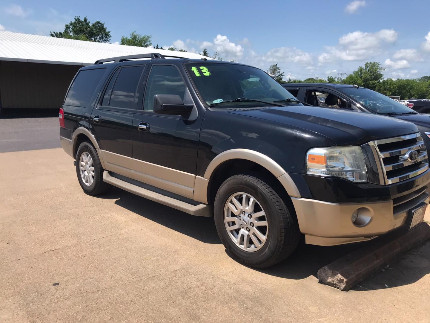 2013 BLACK Ford Expedition King Ranch 2WD (1FMJU1H53DE) with an 5.4L V8 SOHC 16V FFV engine, 6-Speed Automatic transmission, located at 533 S Seven Points BLVD, Seven Points, TX, 75143, (430) 255-4030, 32.313999, -96.209351 - Photo#0