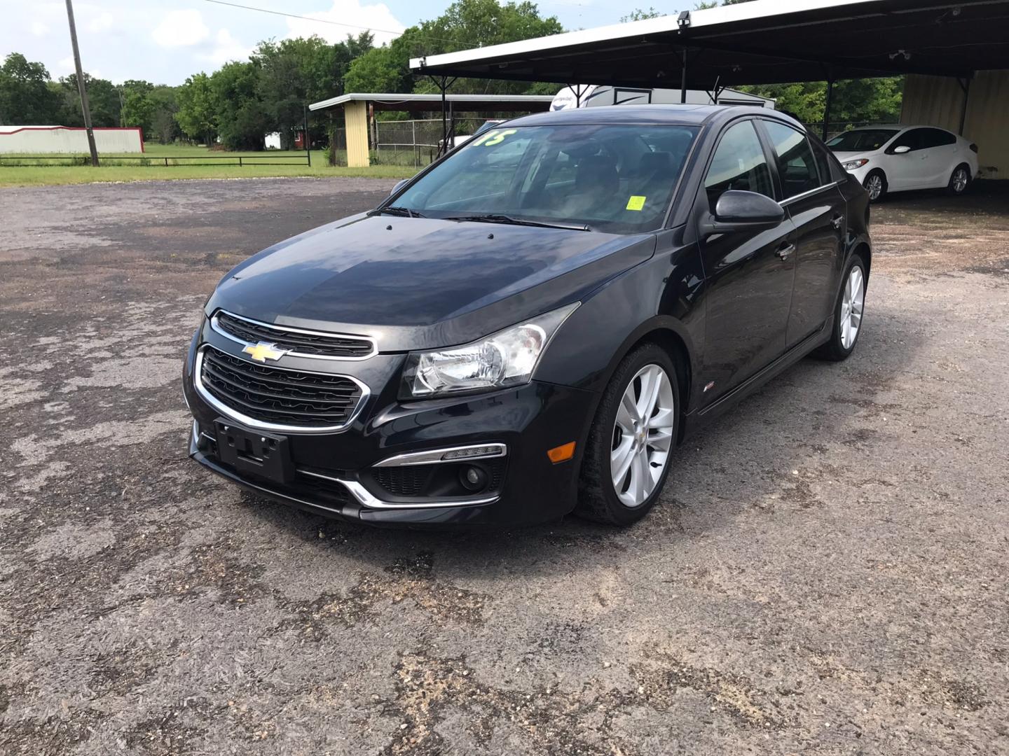 2015 BLACK Chevrolet Cruze LTZ Auto (1G1PG5SB1F7) with an 1.4L L4 DOHC 16V TURBO engine, 6-Speed Automatic transmission, located at 533 S Seven Points BLVD, Seven Points, TX, 75143, (430) 255-4030, 32.313999, -96.209351 - Photo#0