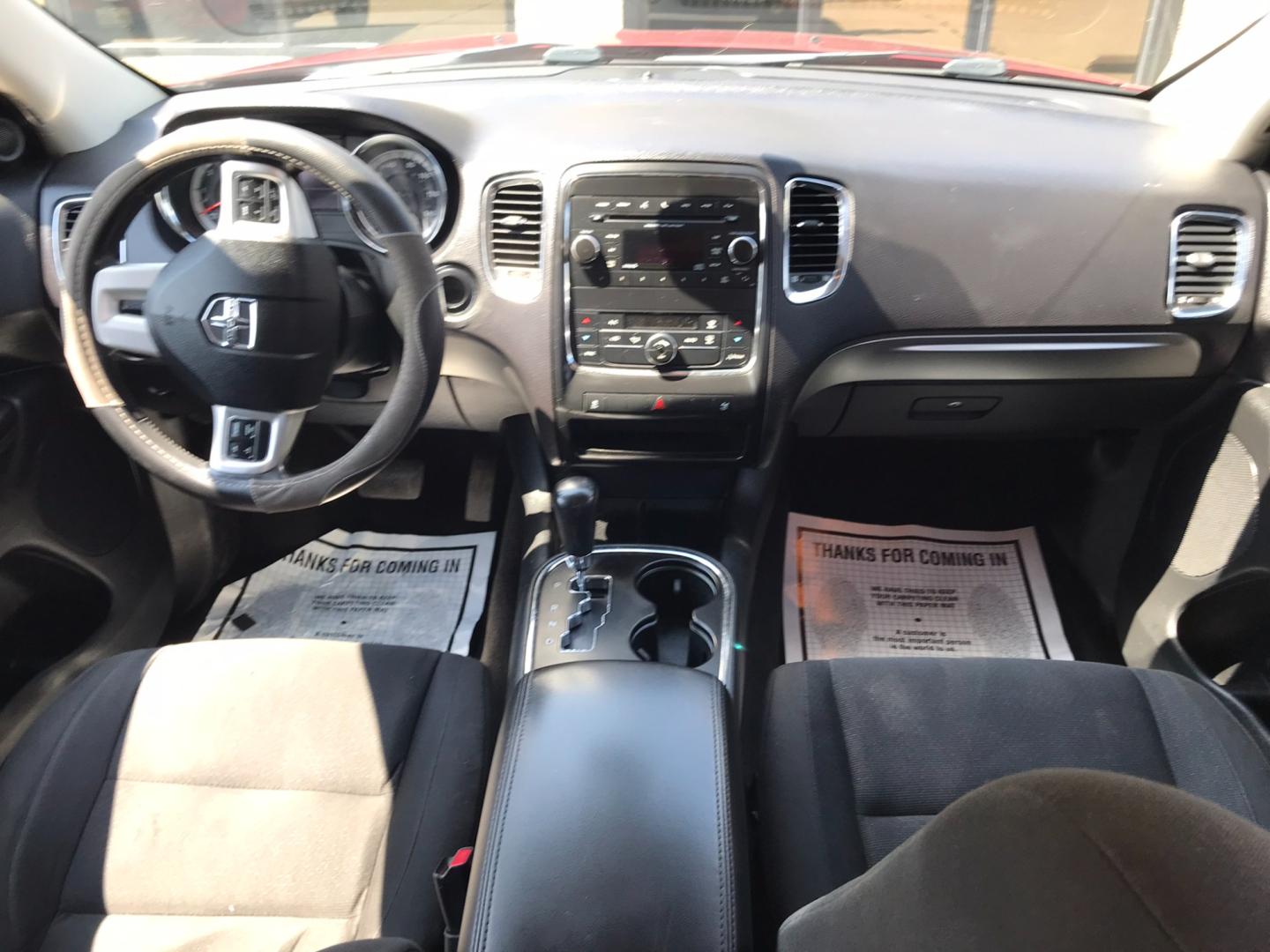 2013 RED Dodge Durango SXT RWD (1C4RDHAG7DC) with an 3.6L V6 DOHC 24V engine, 5-Speed Automatic transmission, located at 533 S Seven Points BLVD, Seven Points, TX, 75143, (430) 255-4030, 32.313999, -96.209351 - Photo#3