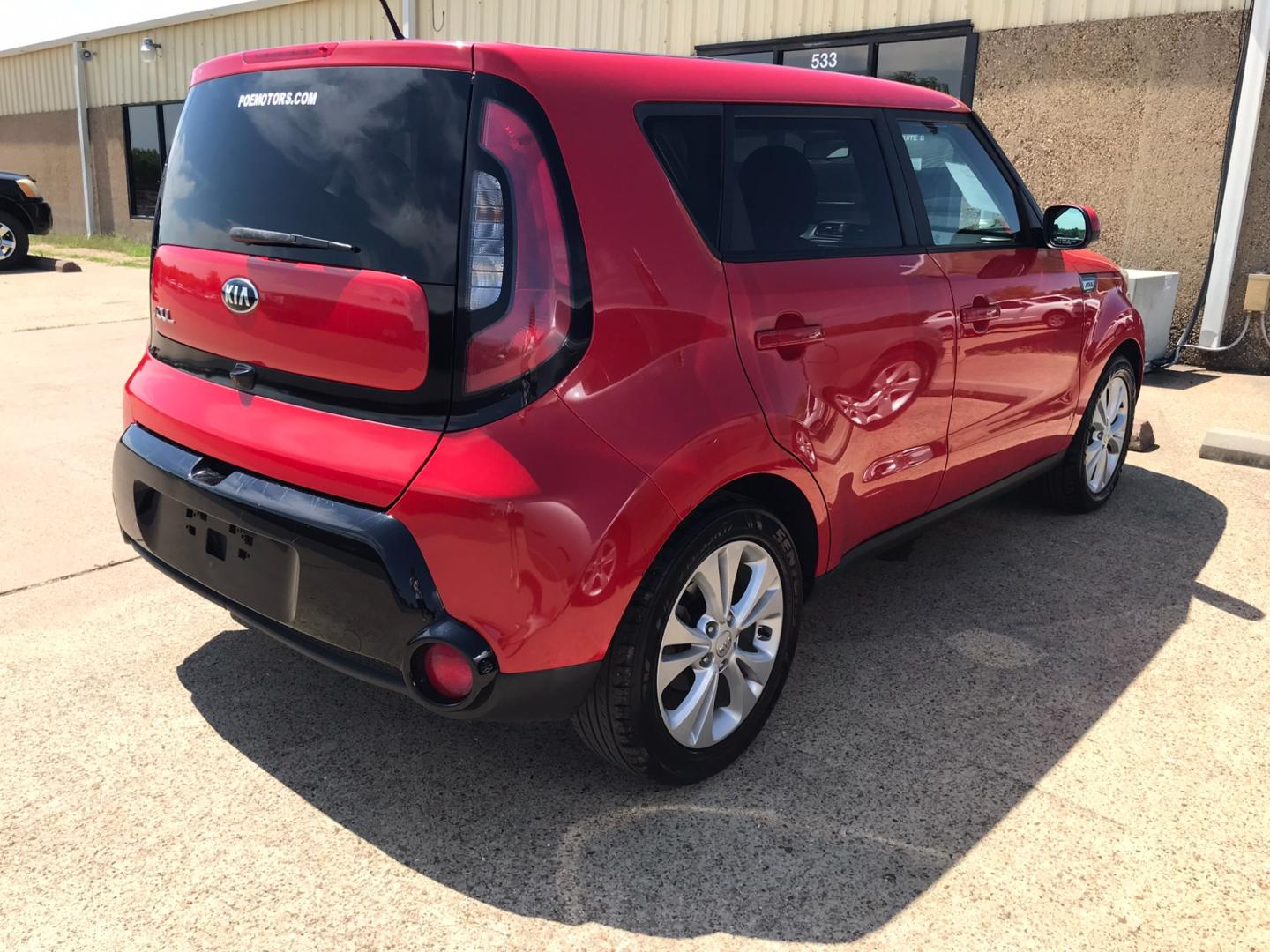 2016 RED Kia Soul + (KNDJP3A58G7) with an 2.0L L4 DOHC 16V engine, 6A transmission, located at 533 S Seven Points BLVD, Seven Points, TX, 75143, (430) 255-4030, 32.313999, -96.209351 - Photo#1