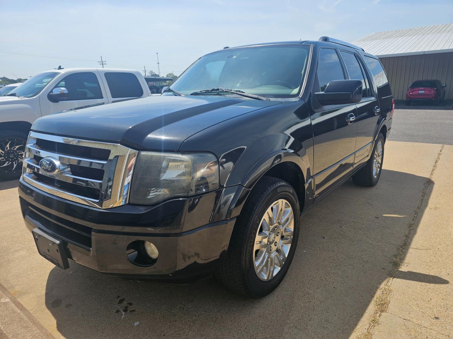 2012 BLACK Ford Expedition Limited 2WD (1FMJU1K56CE) with an 5.4L V8 SOHC 16V FFV engine, 6-Speed Automatic transmission, located at 533 S Seven Points BLVD, Seven Points, TX, 75143, (430) 255-4030, 32.313999, -96.209351 - Photo#0