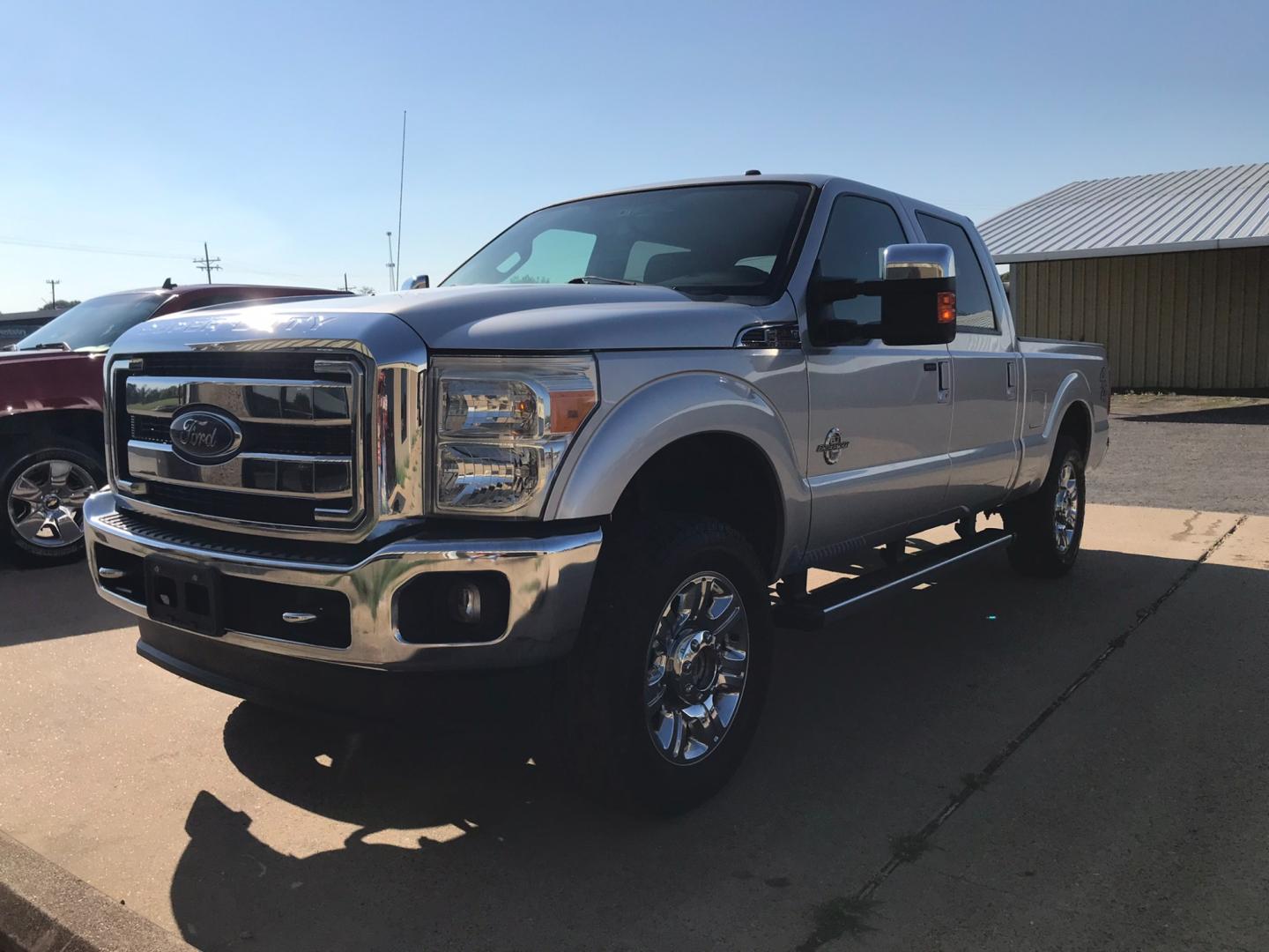 2016 SILVER Ford F-250 SD King Ranch Crew Cab 4WD (1FT7W2BT6GE) with an 6.7L V8 OHV 16V DIESEL engine, 6A transmission, located at 533 S Seven Points BLVD, Seven Points, TX, 75143, (430) 255-4030, 32.313999, -96.209351 - Photo#0