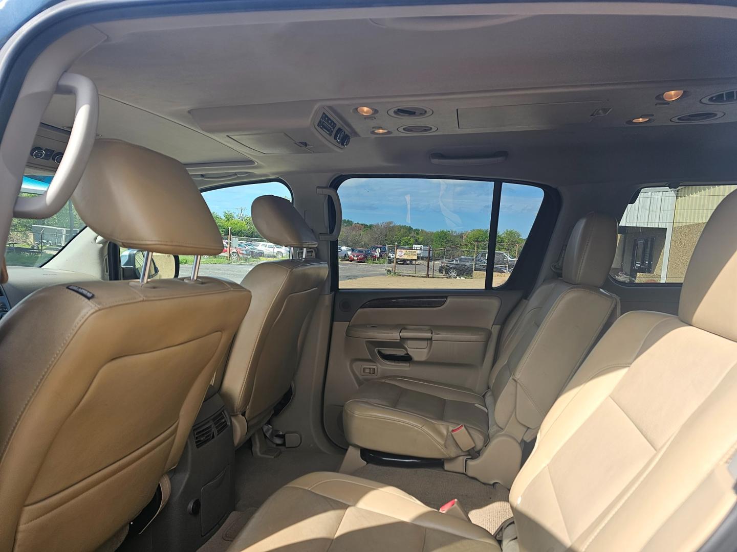 2012 BLUE Nissan Armada SL 2WD (5N1BA0ND2CN) with an 5.6L V8 DOHC 32V FFV engine, 5-Speed Automatic transmission, located at 533 S Seven Points BLVD, Seven Points, TX, 75143, (430) 255-4030, 32.313999, -96.209351 - Photo#5