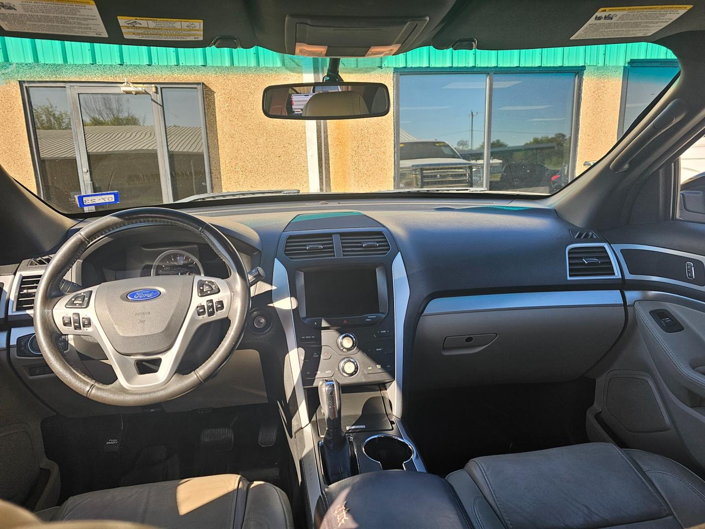 2014 DARK GREEN Ford Explorer XLT FWD (1FM5K7D95EG) with an 2.0L L4 DOHC 16V TURBO engine, 6-Speed Automatic transmission, located at 533 S Seven Points BLVD, Seven Points, TX, 75143, (430) 255-4030, 32.313999, -96.209351 - Photo#4