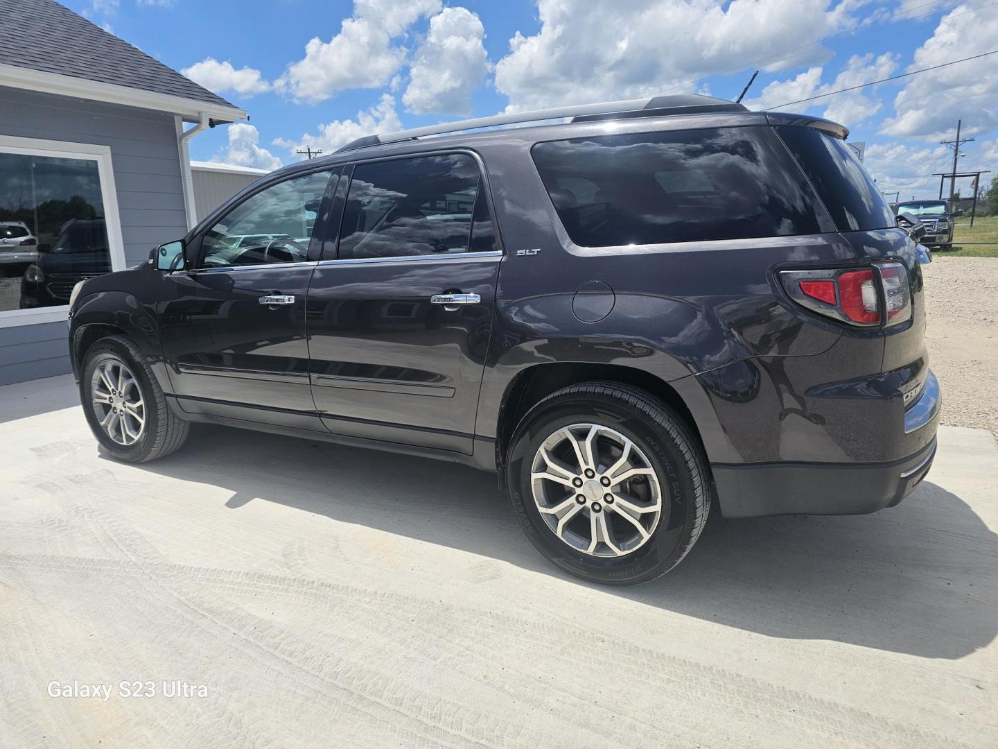 2014 BLACK GMC Acadia SLT-1 FWD (1GKKRRKD9EJ) with an 3.6L V6 DOHC 24V engine, 6-Speed Automatic transmission, located at 607 S Seven Points BLVD, Seven Points, TX, 75143, (430) 255-4030, 32.313934, -96.207932 - Photo#3