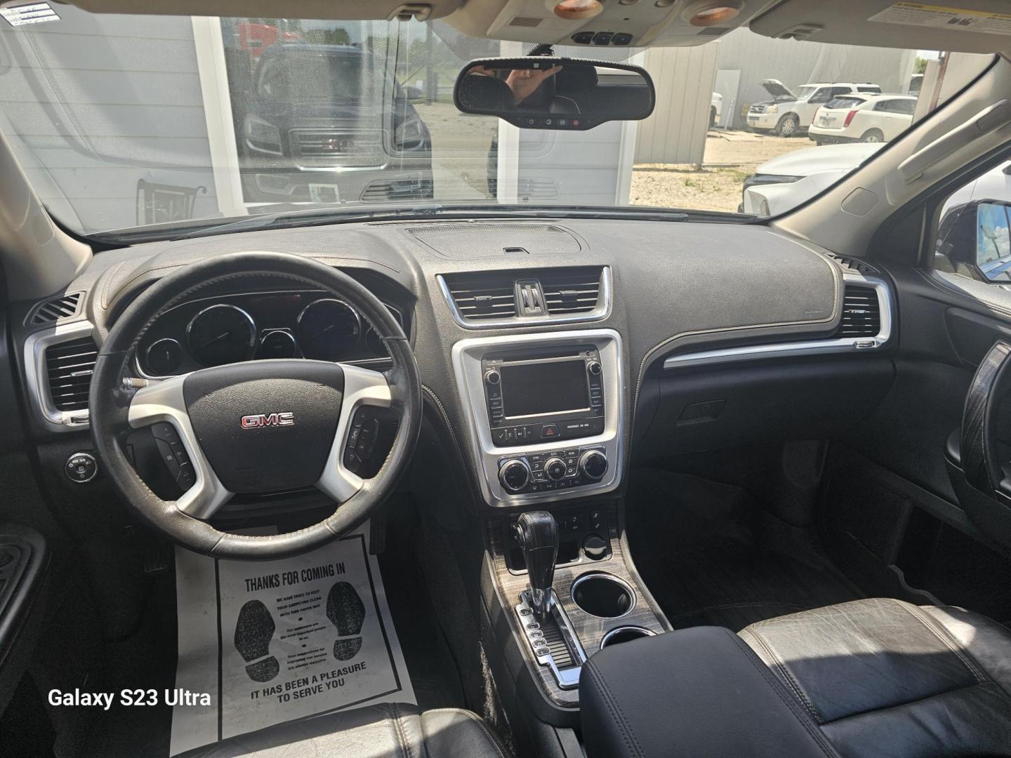 2014 BLACK GMC Acadia SLT-1 FWD (1GKKRRKD9EJ) with an 3.6L V6 DOHC 24V engine, 6-Speed Automatic transmission, located at 607 S Seven Points BLVD, Seven Points, TX, 75143, (430) 255-4030, 32.313934, -96.207932 - Photo#4