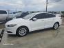 2016 WHITE Ford Fusion S (1FA6P0G70G5) with an 2.5L L4 DOHC 16V engine, 6-Speed Automatic transmission, located at 607 S Seven Points BLVD, Seven Points, TX, 75143, (430) 255-4030, 32.313934, -96.207932 - Photo#0