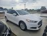 2016 WHITE Ford Fusion S (1FA6P0G70G5) with an 2.5L L4 DOHC 16V engine, 6-Speed Automatic transmission, located at 607 S Seven Points BLVD, Seven Points, TX, 75143, (430) 255-4030, 32.313934, -96.207932 - Photo#1