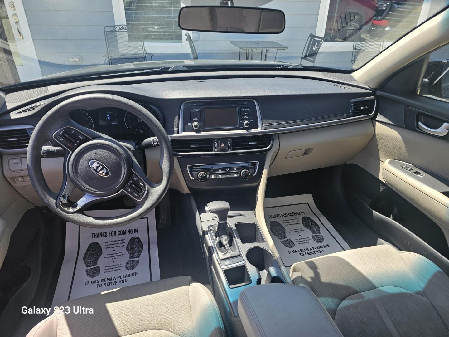 2016 BLACK Kia Optima LX (5XXGT4L38GG) with an 2.4L L4 DOHC 16V engine, 6A transmission, located at 607 S Seven Points BLVD, Seven Points, TX, 75143, (430) 255-4030, 32.313934, -96.207932 - Photo#4