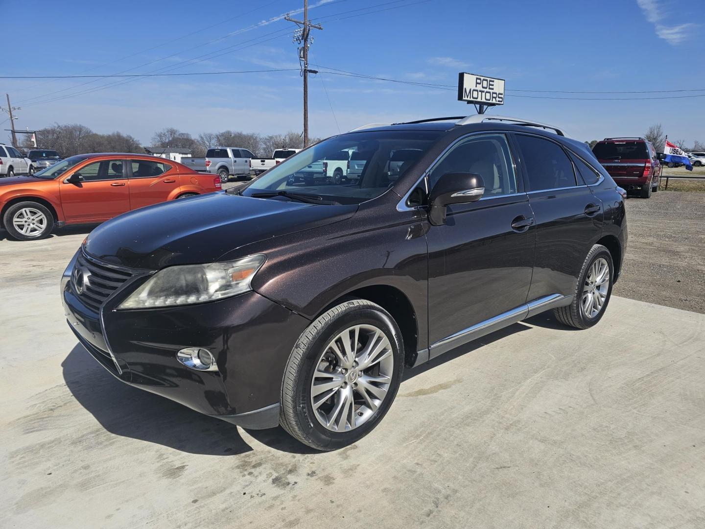2013 BROWN Lexus RX 350 AWD (2T2BK1BA7DC) with an 3.5L V6 DOHC 24V engine, 5-Speed Automatic transmission, located at 607 S Seven Points BLVD, Seven Points, TX, 75143, (430) 255-4030, 32.313934, -96.207932 - Photo#0