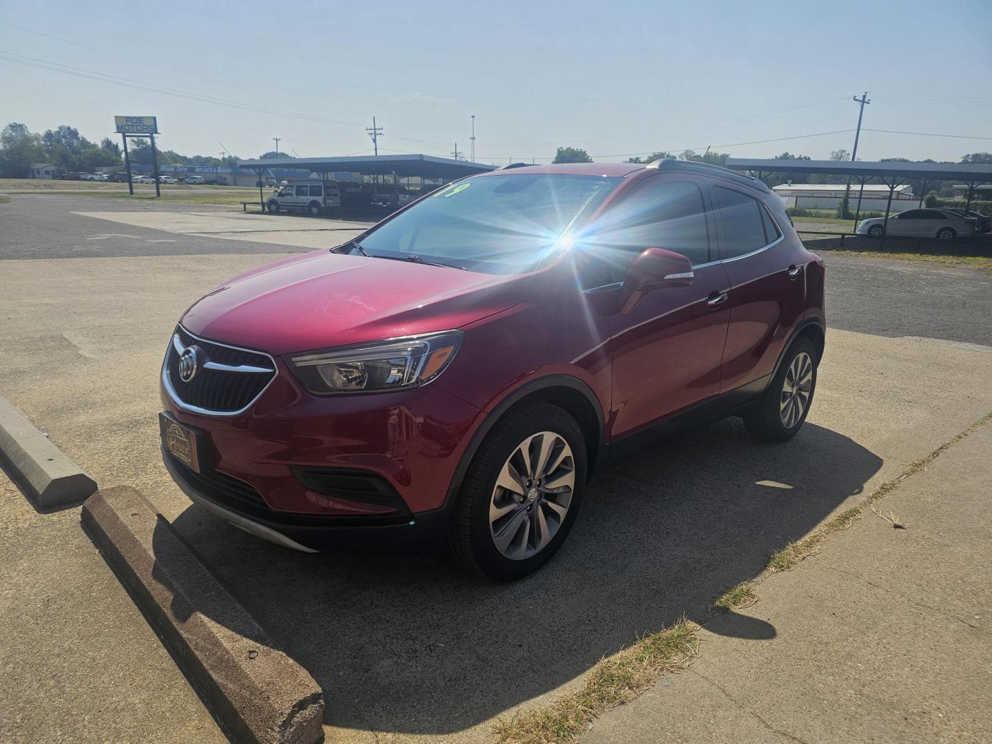 2019 RED Buick Encore Preferred FWD (KL4CJASB0KB) with an 1.4L L4 DOHC 16V TURBO engine, 6A transmission, located at 533 S Seven Points BLVD, Seven Points, TX, 75143, (430) 255-4030, 32.313999, -96.209351 - Photo#0