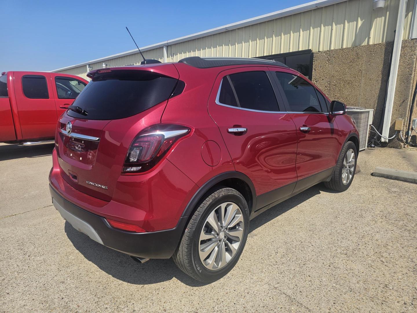 2019 RED Buick Encore Preferred FWD (KL4CJASB0KB) with an 1.4L L4 DOHC 16V TURBO engine, 6A transmission, located at 533 S Seven Points BLVD, Seven Points, TX, 75143, (430) 255-4030, 32.313999, -96.209351 - Photo#2