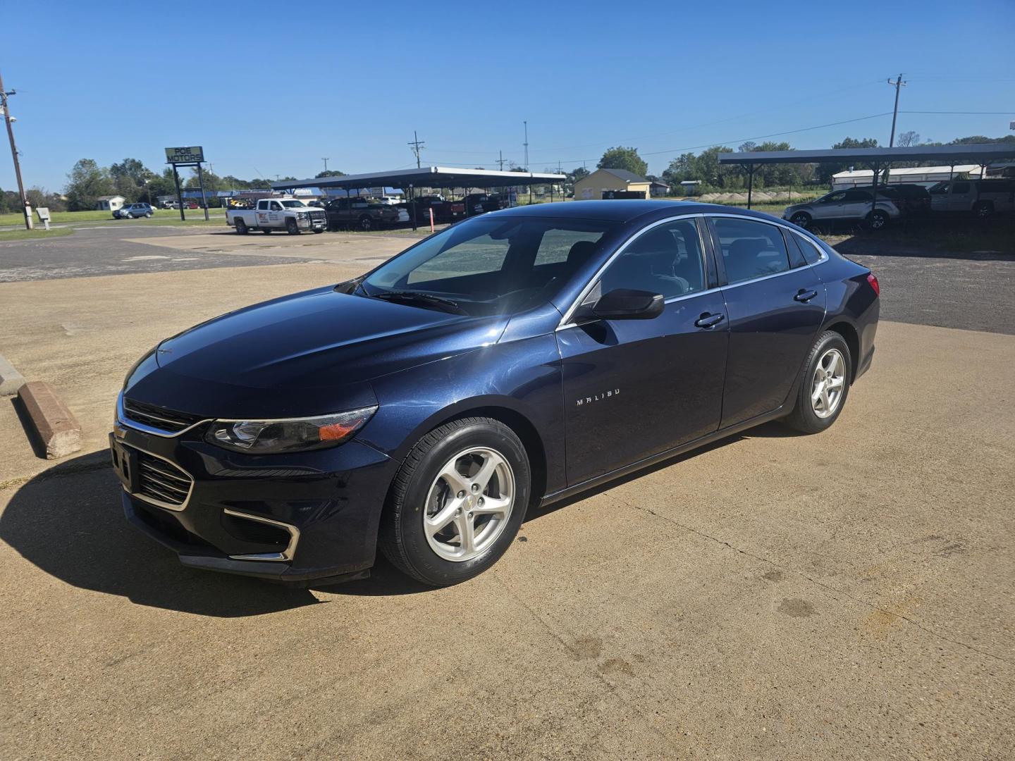 2017 BLUE Chevrolet Malibu LS (1G1ZB5ST0HF) with an 1.5L L4 DOHC 16V engine, 6A transmission, located at 533 S Seven Points BLVD, Seven Points, TX, 75143, (430) 255-4030, 32.313999, -96.209351 - Photo#0