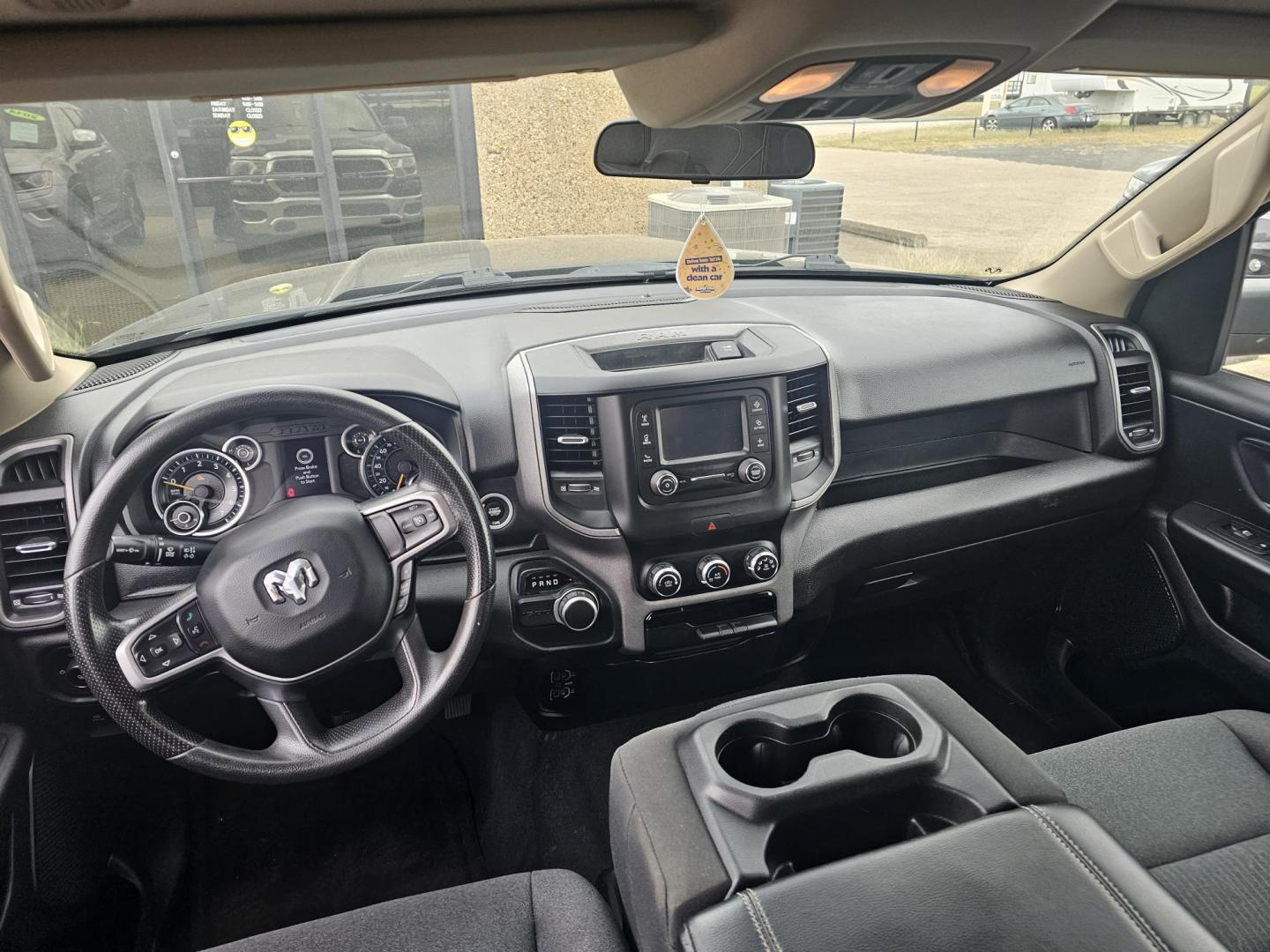 2019 BLACK RAM 1500 Tradesman Quad Cab 2WD (1C6RRECT9KN) with an 3.6L V6 FFV engine, 8A transmission, located at 533 S Seven Points BLVD, Seven Points, TX, 75143, (430) 255-4030, 32.313999, -96.209351 - Photo#2