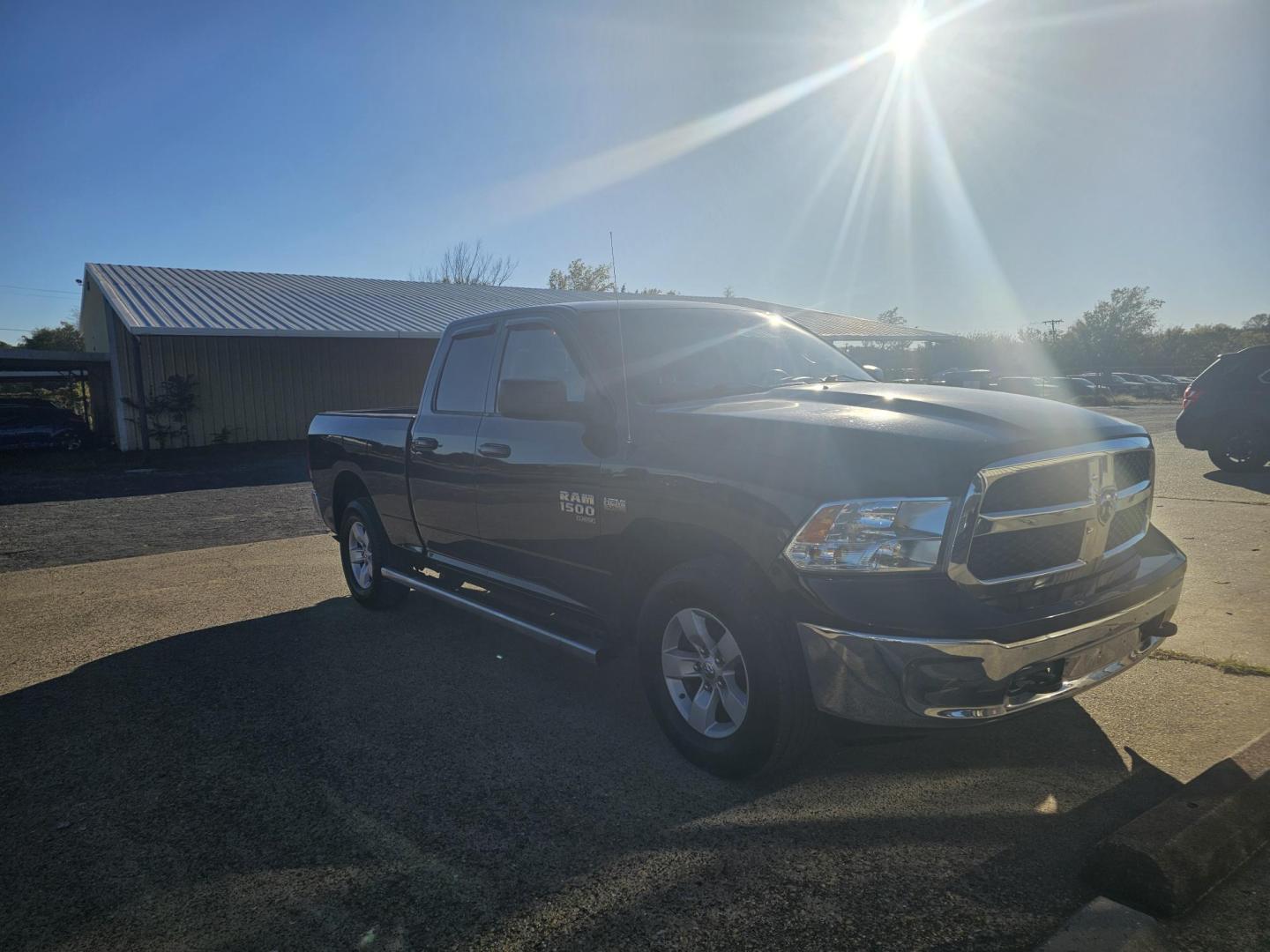 2020 BLACK RAM 1500 Classic Tradesman Quad Cab 4WD (1C6RR7GT2LS) with an 5.7L V8 OHV 16V engine, 8A transmission, located at 533 S Seven Points BLVD, Seven Points, TX, 75143, (430) 255-4030, 32.313999, -96.209351 - Photo#1