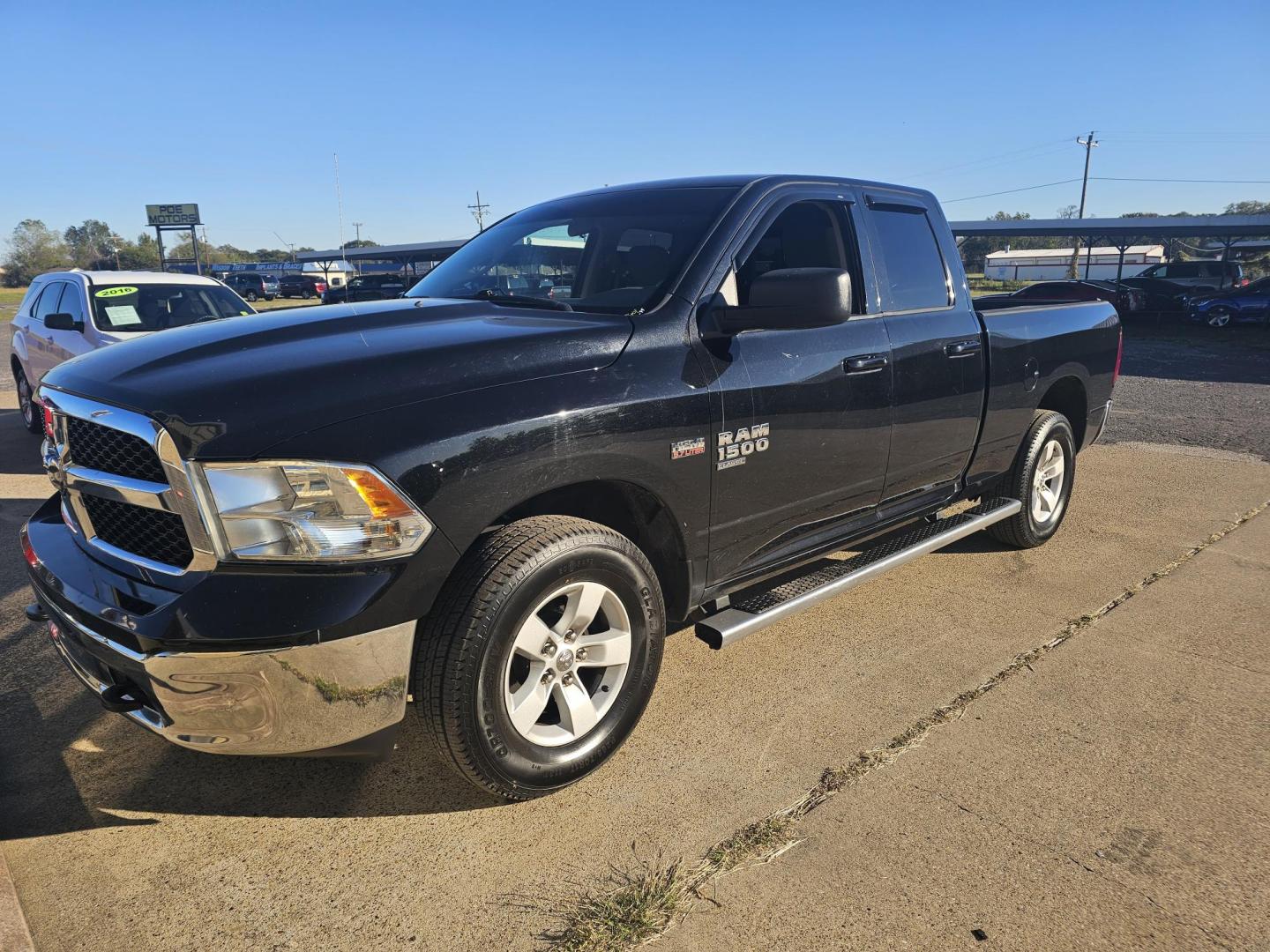 2020 BLACK RAM 1500 Classic Tradesman Quad Cab 4WD (1C6RR7GT2LS) with an 5.7L V8 OHV 16V engine, 8A transmission, located at 533 S Seven Points BLVD, Seven Points, TX, 75143, (430) 255-4030, 32.313999, -96.209351 - Photo#0