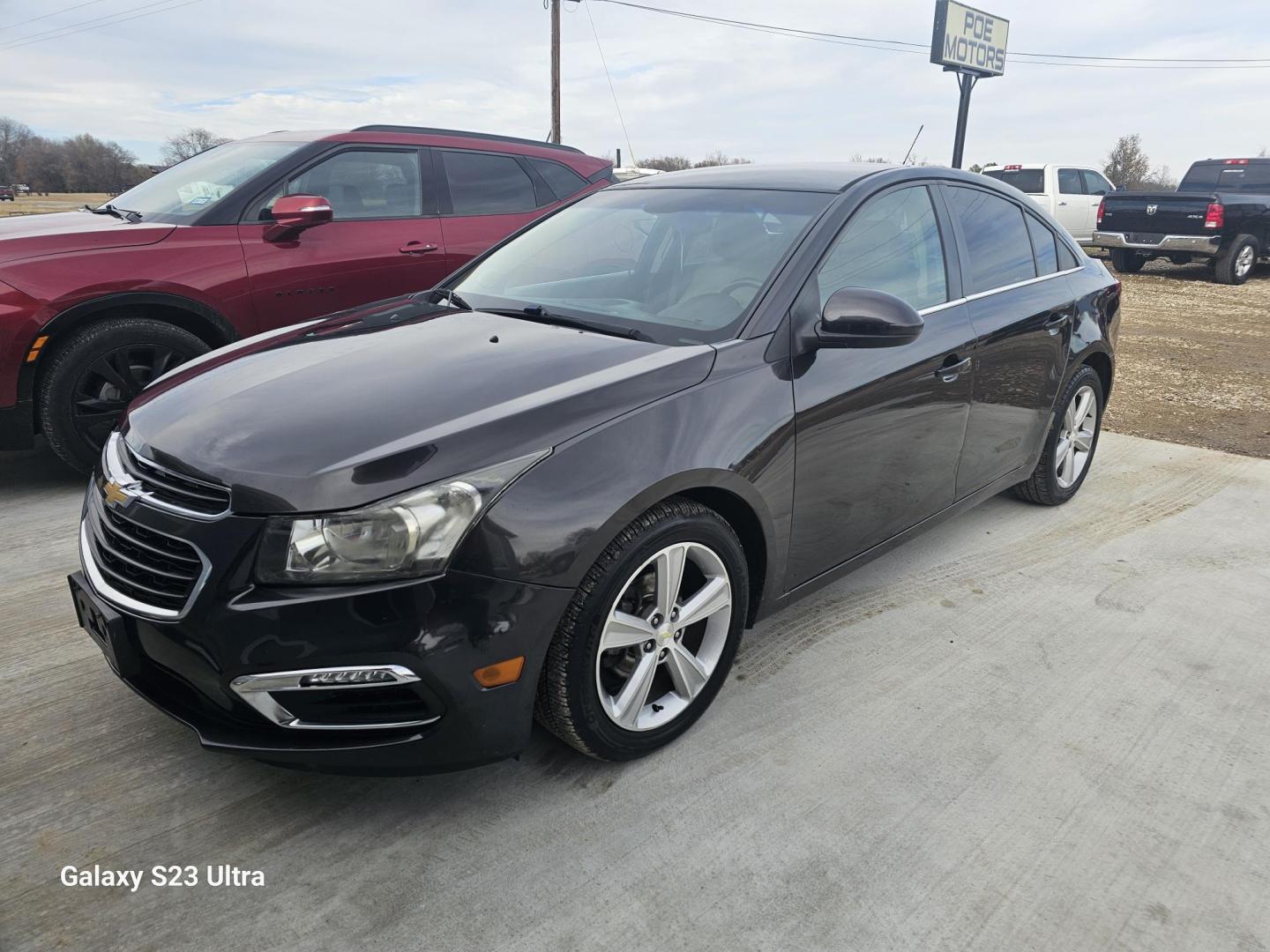 2015 GRAY Chevrolet Cruze 2LT Auto (1G1PE5SB9F7) with an 1.4L L4 DOHC 16V TURBO engine, 6-Speed Automatic transmission, located at 607 S Seven Points BLVD, Seven Points, TX, 75143, (430) 255-4030, 32.313934, -96.207932 - Photo#0