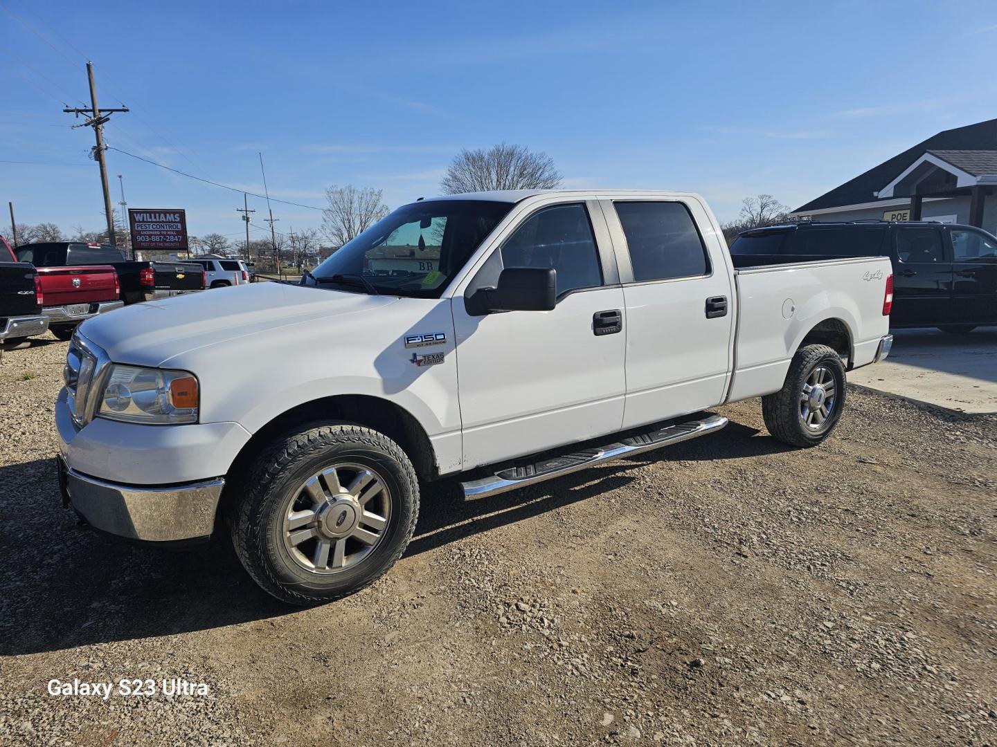 2007 WHITE Ford F-150 FX4 SuperCrew (1FTPW14V47K) with an 5.4L V8 SOHC 24V FFV engine, 4-Speed Automatic Overdrive transmission, located at 607 S Seven Points BLVD, Seven Points, TX, 75143, (430) 255-4030, 32.313934, -96.207932 - Photo#0