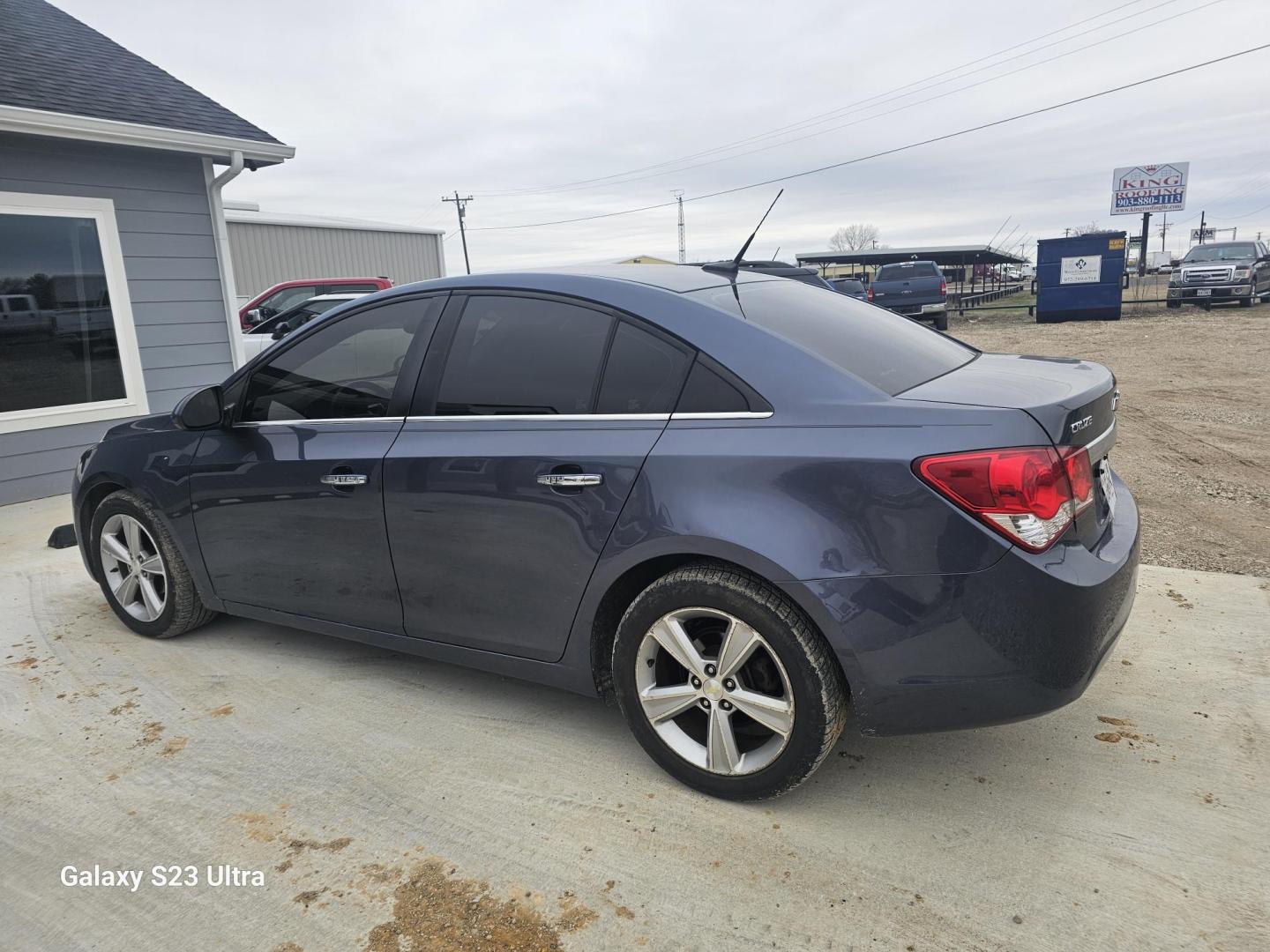 2013 BLUE Chevrolet Cruze 2LT Auto (1G1PE5SB1D7) with an 1.4L L4 DOHC 16V TURBO engine, 6-Speed Automatic transmission, located at 607 S Seven Points BLVD, Seven Points, TX, 75143, (430) 255-4030, 32.313934, -96.207932 - Photo#3