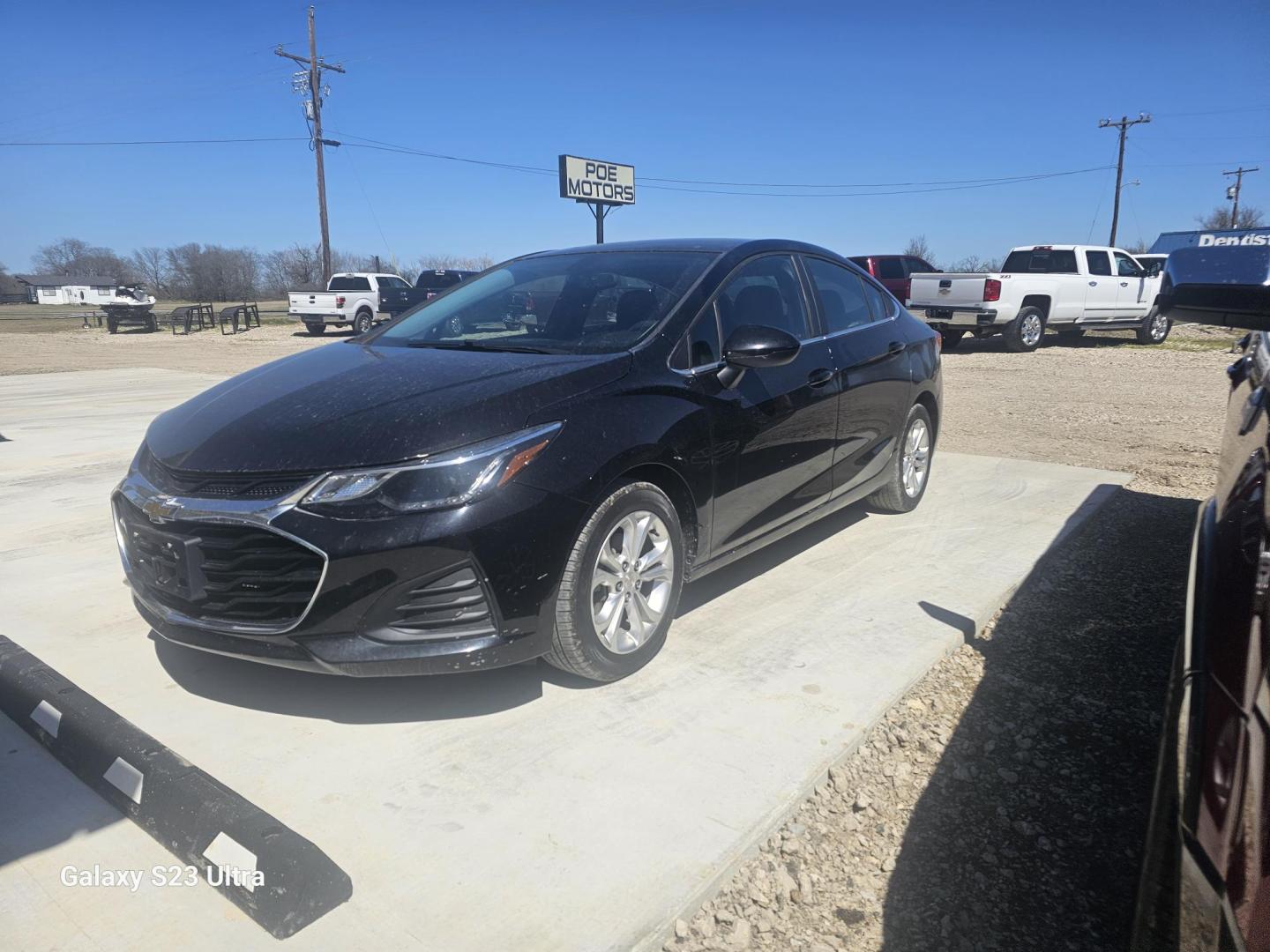 2019 BLACK Chevrolet Cruze LT Auto (1G1BE5SM8K7) with an 1.4L L4 DOHC 16V TURBO engine, 6A transmission, located at 607 S Seven Points BLVD, Seven Points, TX, 75143, (430) 255-4030, 32.313934, -96.207932 - Photo#0