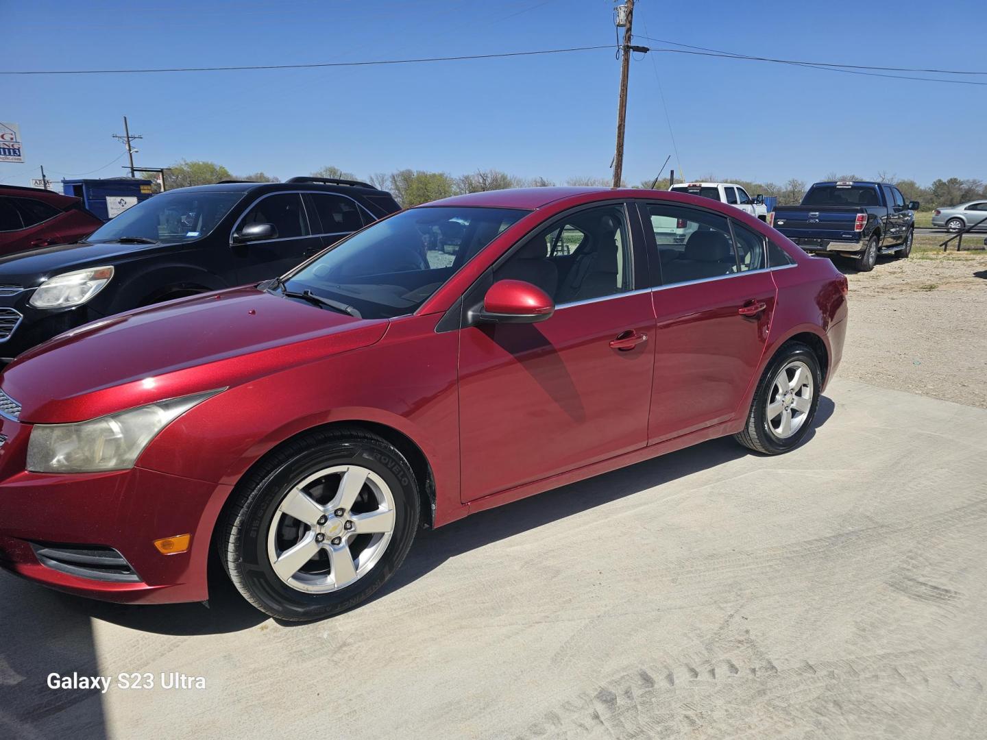 2011 RED Chevrolet Cruze 1LT (1G1PG5S91B7) with an 1.4L L4 DOHC 16V TURBO engine, 6-Speed Automatic transmission, located at 607 S Seven Points BLVD, Seven Points, TX, 75143, (430) 255-4030, 32.313934, -96.207932 - Photo#0