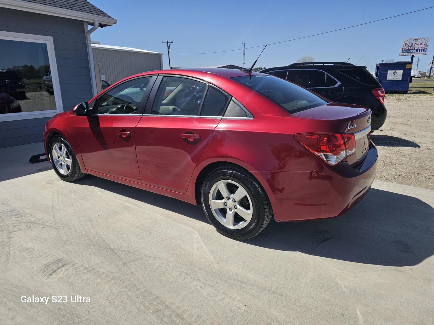 2011 RED Chevrolet Cruze 1LT (1G1PG5S91B7) with an 1.4L L4 DOHC 16V TURBO engine, 6-Speed Automatic transmission, located at 607 S Seven Points BLVD, Seven Points, TX, 75143, (430) 255-4030, 32.313934, -96.207932 - Photo#3