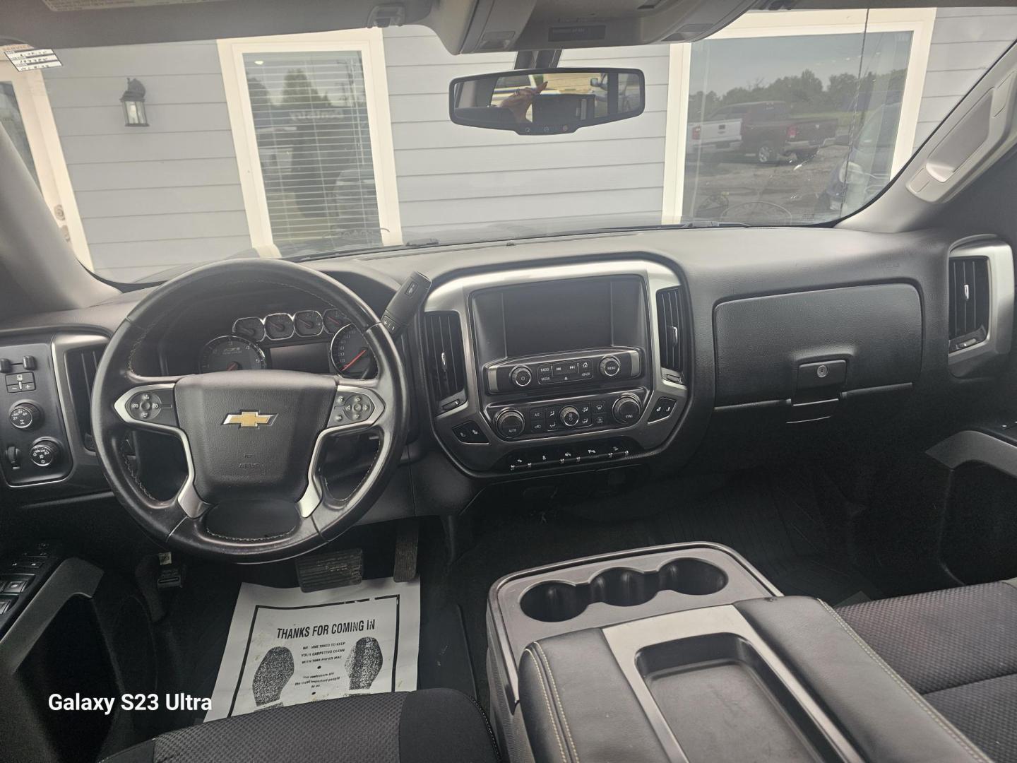 2014 BLACK Chevrolet Silverado 1500 1LT Crew Cab 4WD (3GCUKREC6EG) with an 5.3L V8 OHV 16V engine, 6-Speed Automatic transmission, located at 607 S Seven Points BLVD, Seven Points, TX, 75143, (430) 255-4030, 32.313934, -96.207932 - Photo#4