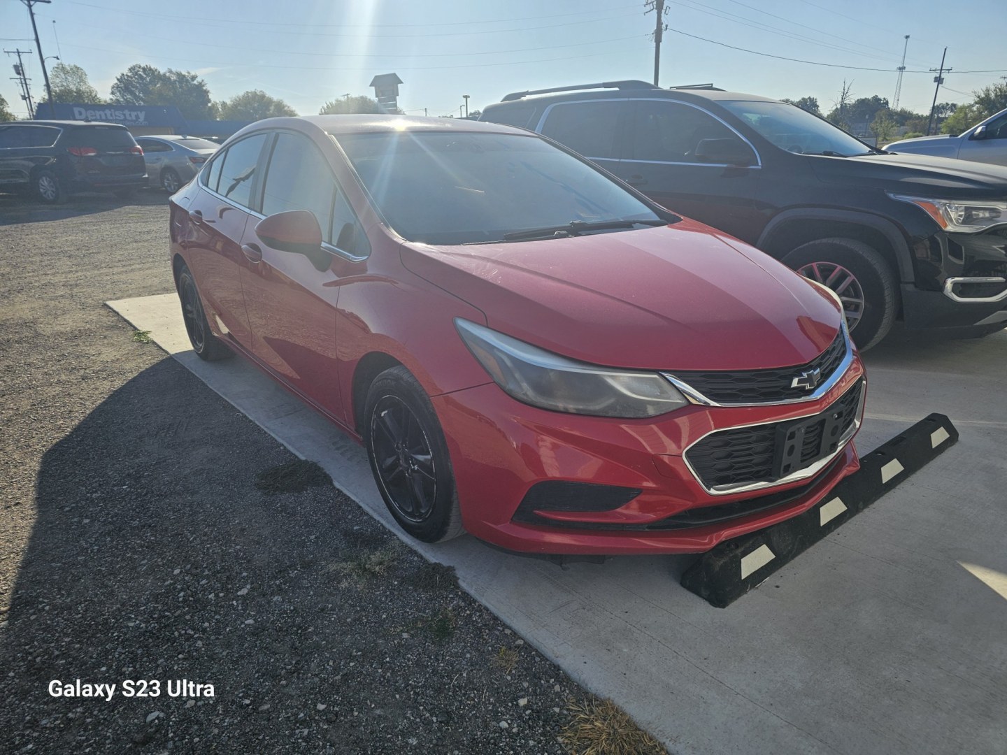 2016 RED Chevrolet Cruze LT Auto (1G1BE5SM2G7) with an 1.4L L4 DOHC 16V TURBO engine, 6A transmission, located at 607 S Seven Points BLVD, Seven Points, TX, 75143, (430) 255-4030, 32.313934, -96.207932- Photo#1