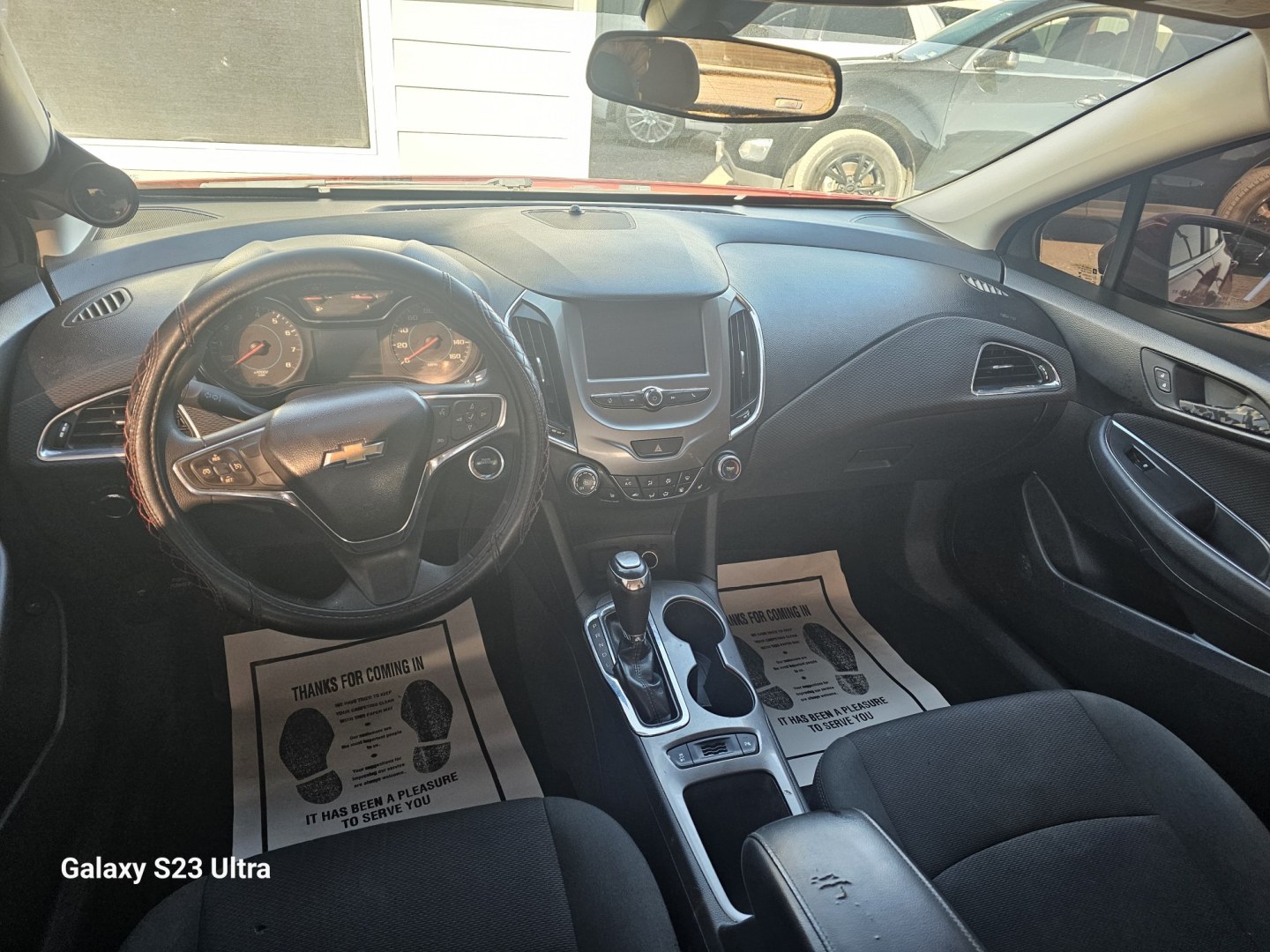 2016 RED Chevrolet Cruze LT Auto (1G1BE5SM2G7) with an 1.4L L4 DOHC 16V TURBO engine, 6A transmission, located at 607 S Seven Points BLVD, Seven Points, TX, 75143, (430) 255-4030, 32.313934, -96.207932- Photo#4