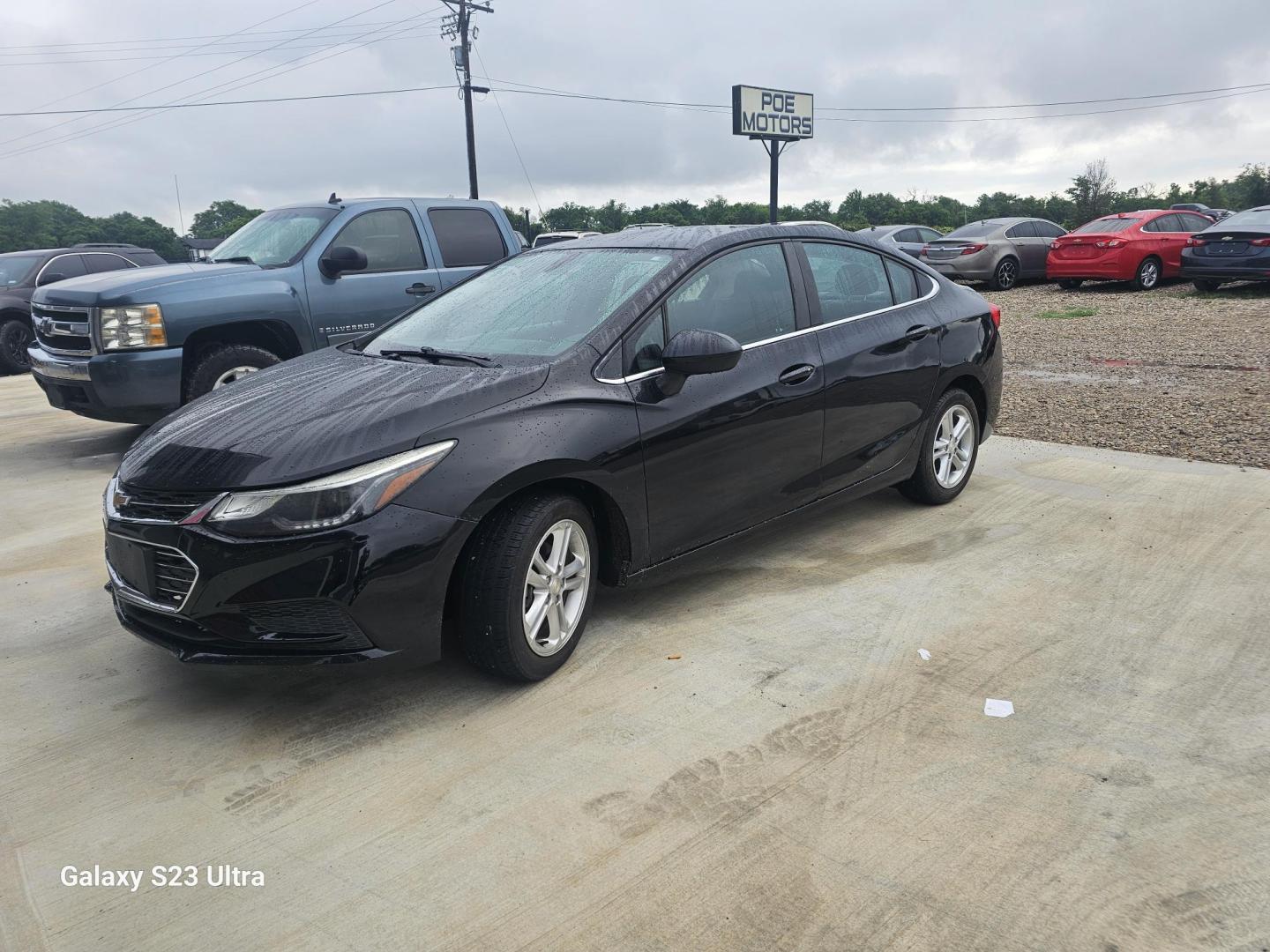 2017 DARK BLUE Chevrolet Cruze LT Auto (1G1BE5SM8H7) with an 1.4L L4 DOHC 16V TURBO engine, 6A transmission, located at 607 S Seven Points BLVD, Seven Points, TX, 75143, (430) 255-4030, 32.313934, -96.207932 - Photo#0