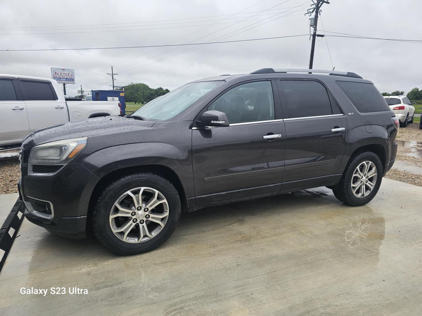 2015 GRAY GMC Acadia SLT-1 AWD (1GKKVRKDXFJ) with an 3.6L V6 DOHC 24V engine, 6-Speed Automatic transmission, located at 607 S Seven Points BLVD, Seven Points, TX, 75143, (430) 255-4030, 32.313934, -96.207932 - Photo#0
