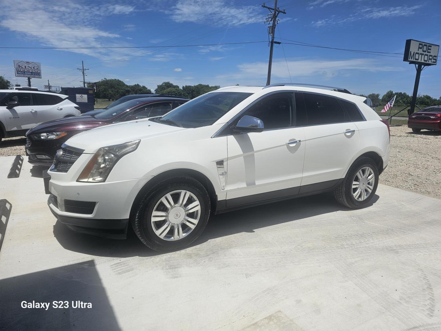 2012 WHITE Cadillac SRX Luxury (3GYFNAE30CS) with an 3.6L V6 DOHC 24V FFV engine, 6-Speed Automatic transmission, located at 607 S Seven Points BLVD, Seven Points, TX, 75143, (430) 255-4030, 32.313934, -96.207932 - Photo#0