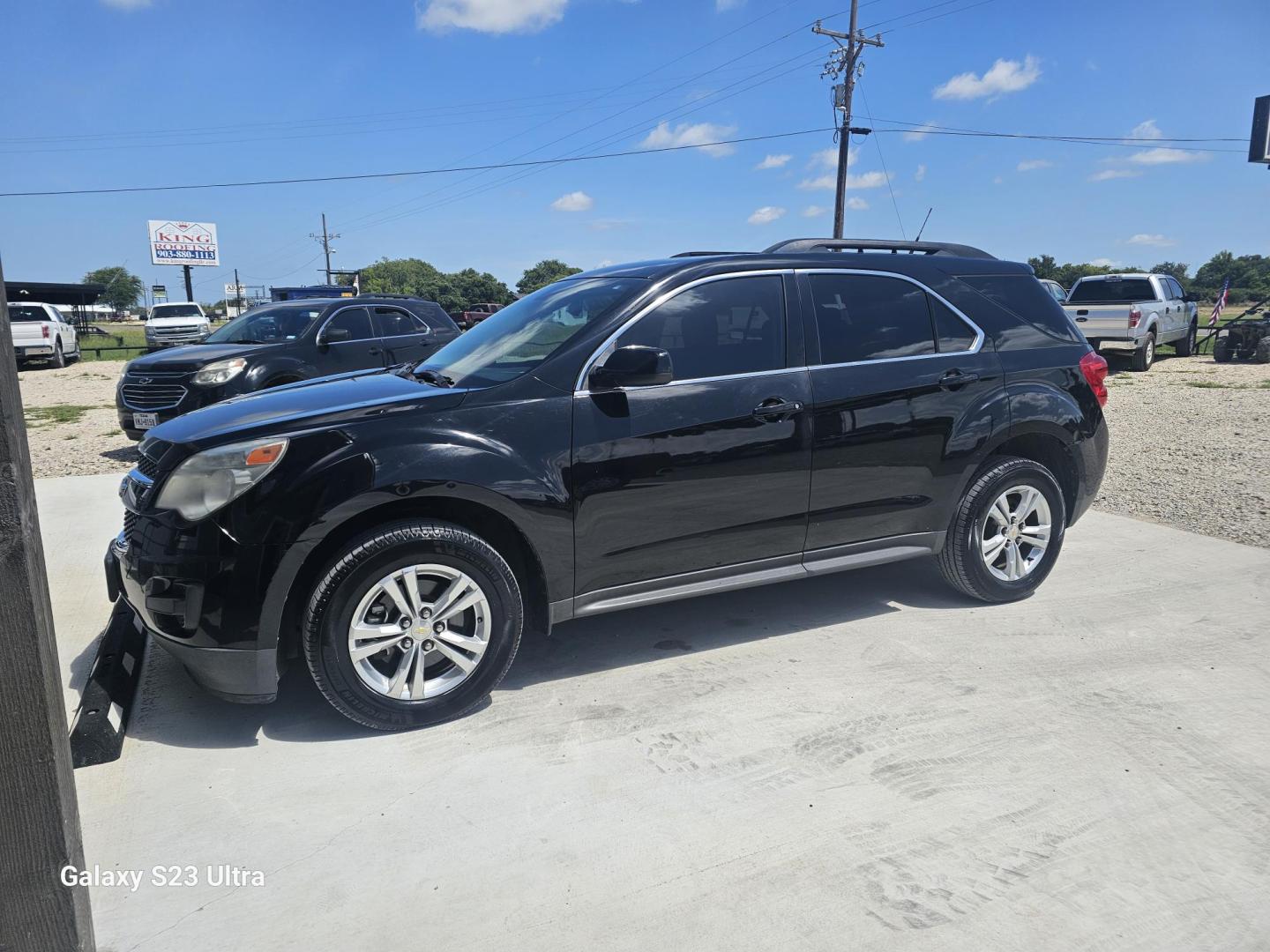 2013 BLACK Chevrolet Equinox 1LT 2WD (2GNALDEK5D6) with an 2.4L L4 DOHC 16V engine, 6-Speed Automatic transmission, located at 607 S Seven Points BLVD, Seven Points, TX, 75143, (430) 255-4030, 32.313934, -96.207932 - Photo#0