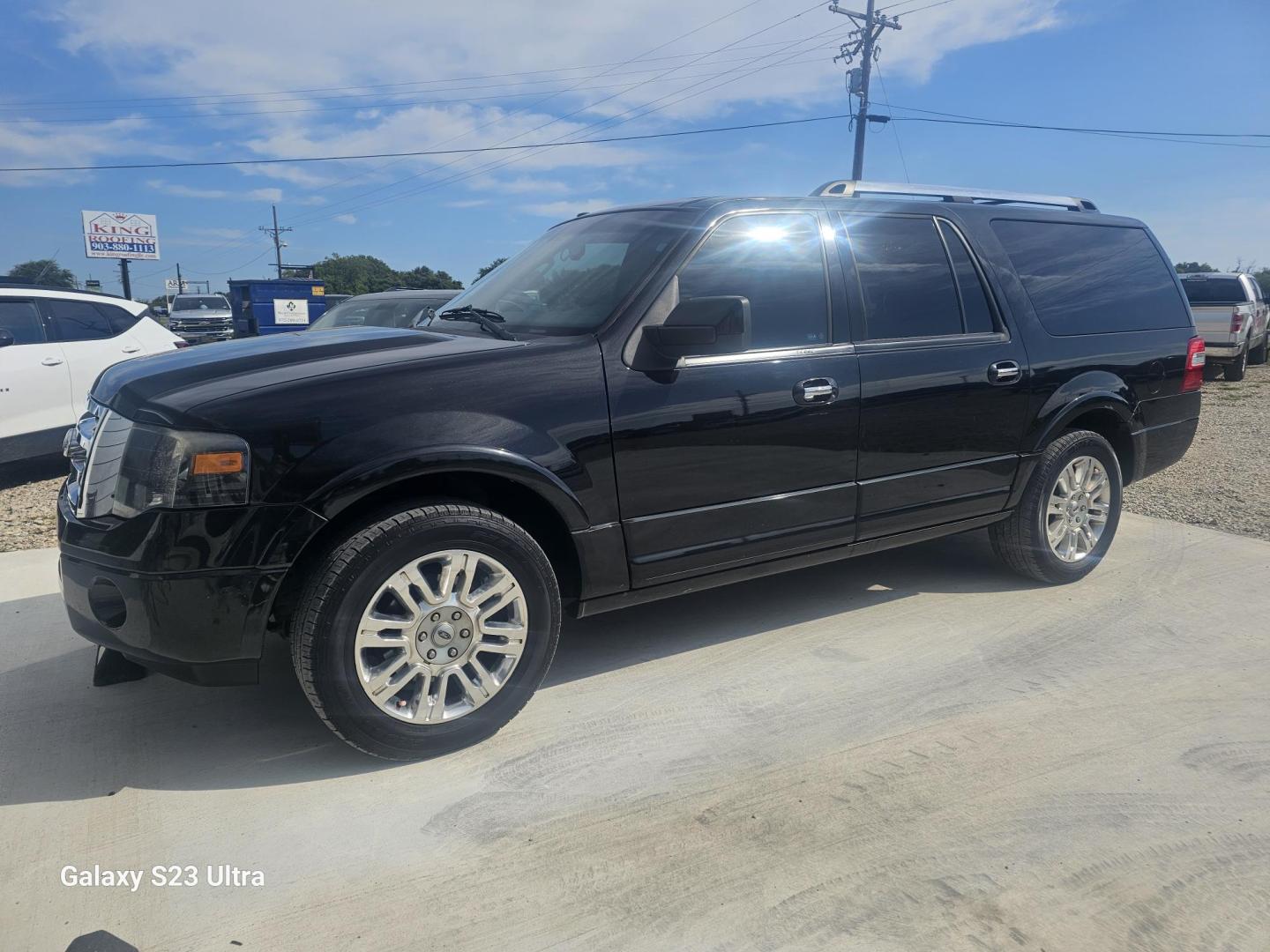 2014 BLACK Ford Expedition EL Limited 2WD (1FMJK1K5XEE) with an 5.4L V8 SOHC 16V FFV engine, 6-Speed Automatic transmission, located at 607 S Seven Points BLVD, Seven Points, TX, 75143, (430) 255-4030, 32.313934, -96.207932 - Photo#0