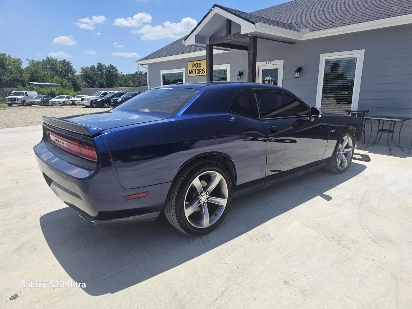 2014 BLUE Dodge Challenger SXT (2C3CDYAG5EH) with an 3.6L V6 DOHC 24V engine, 5-Speed Automatic transmission, located at 607 S Seven Points BLVD, Seven Points, TX, 75143, (430) 255-4030, 32.313934, -96.207932 - Photo#2