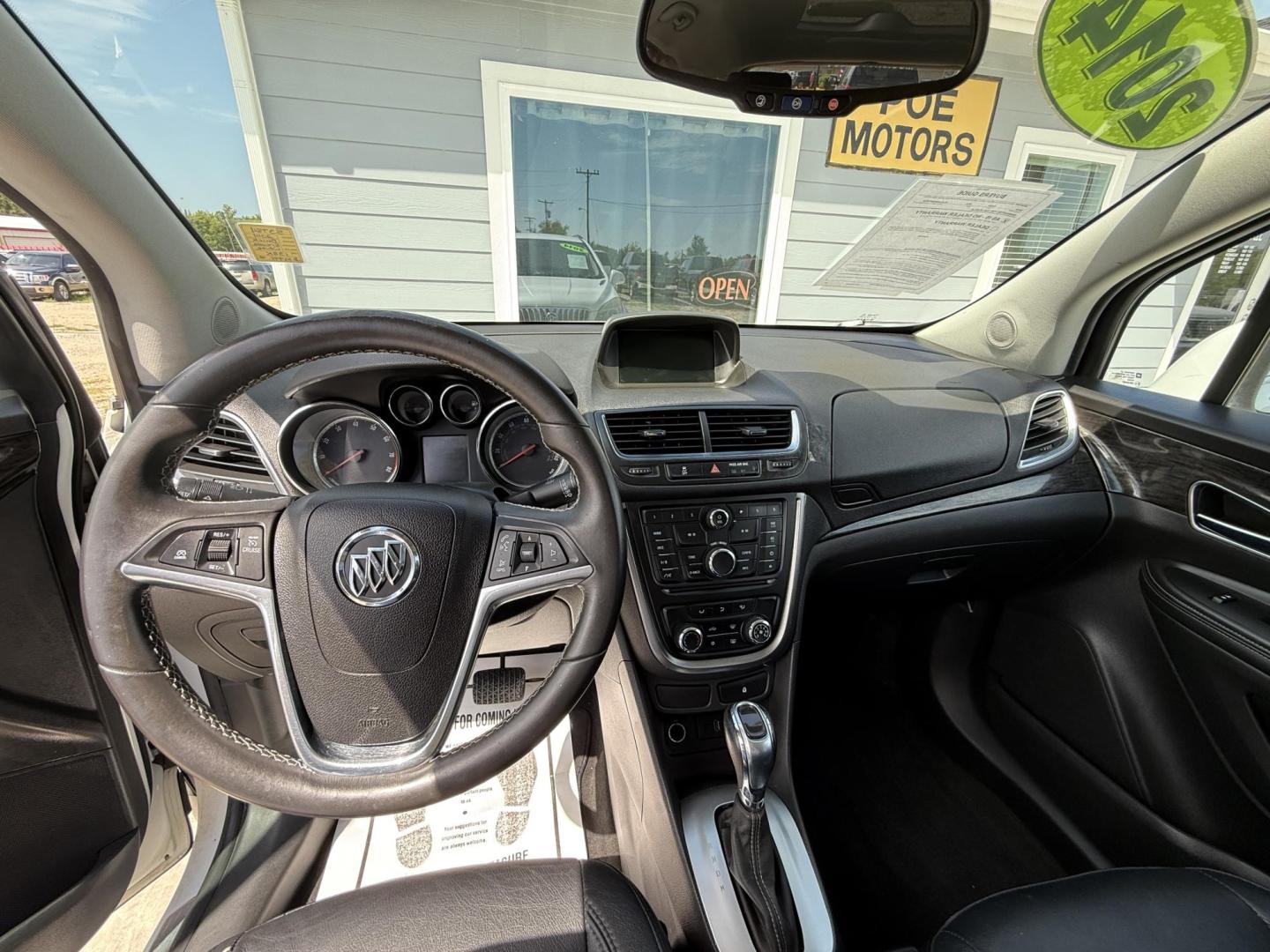 2014 WHITE Buick Encore Base FWD (KL4CJASB3EB) with an 1.4L L4 DOHC 16V TURBO engine, 6-Speed Automatic transmission, located at 607 S Seven Points BLVD, Seven Points, TX, 75143, (430) 255-4030, 32.313934, -96.207932 - Photo#4