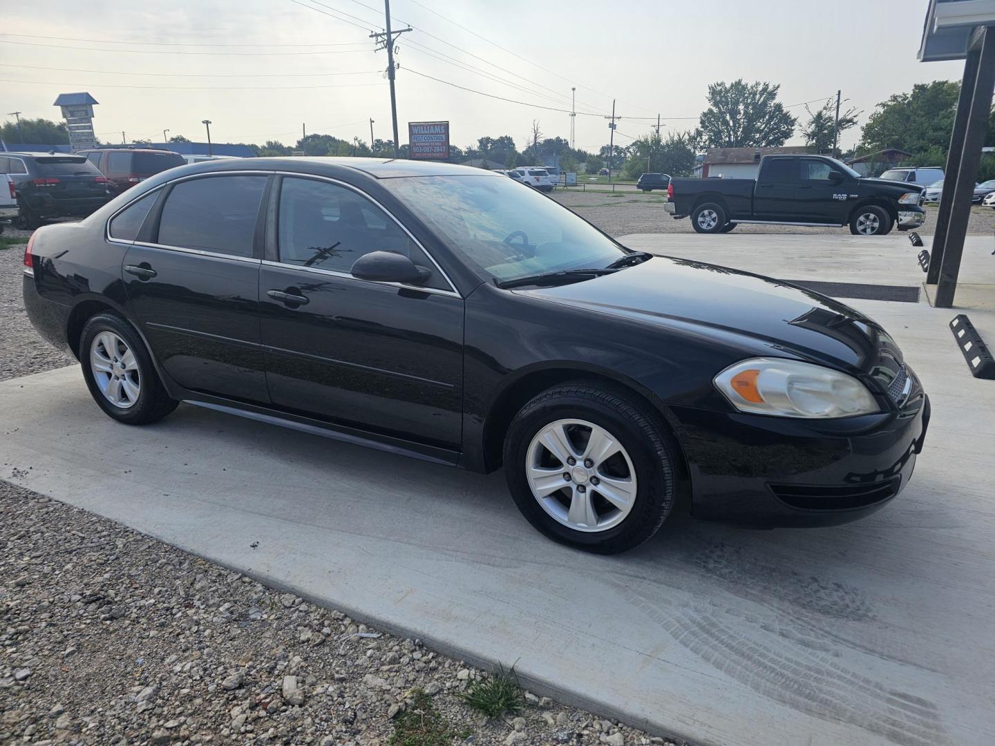 2012 BLACK Chevrolet Impala LS (2G1WA5E38C1) with an 3.6L V6 DOHC 16V FFV engine, 6-Speed Automatic transmission, located at 607 S Seven Points BLVD, Seven Points, TX, 75143, (430) 255-4030, 32.313934, -96.207932 - Photo#1