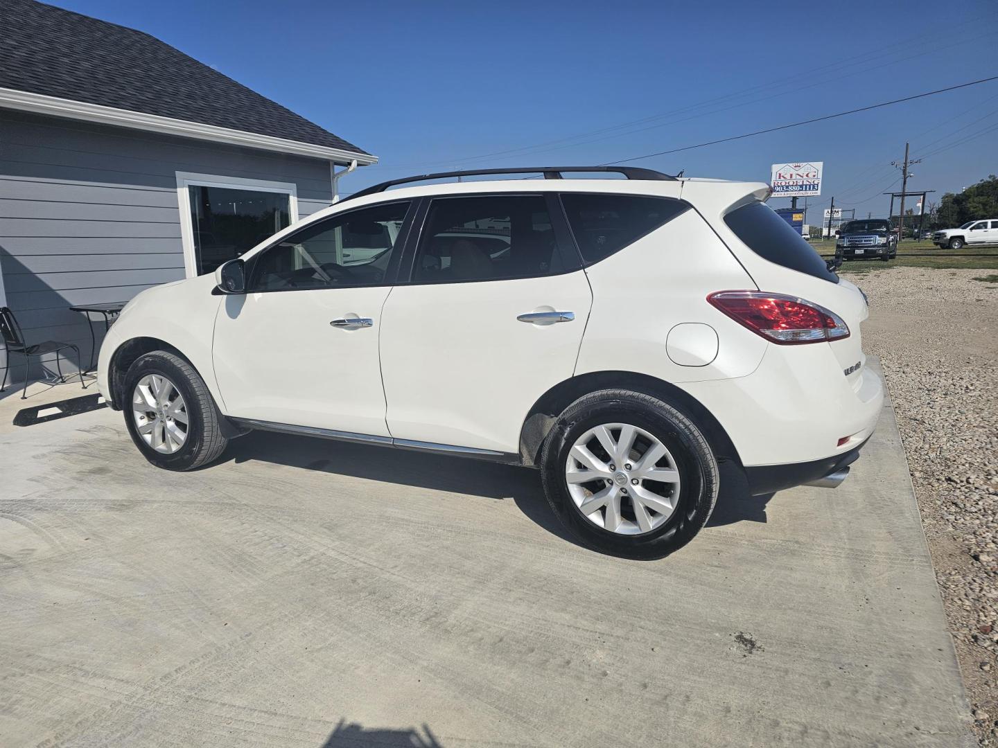 2013 WHITE Nissan Murano SV (JN8AZ1MU9DW) with an 3.5L V6 DOHC 24V engine, Continuously Variable Transmission transmission, located at 607 S Seven Points BLVD, Seven Points, TX, 75143, (430) 255-4030, 32.313934, -96.207932 - Photo#3