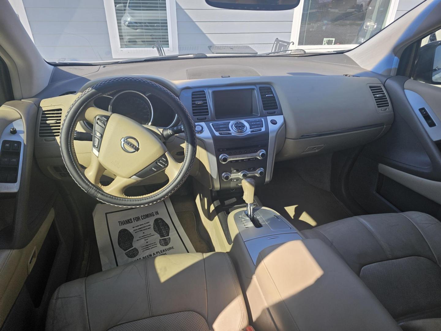 2013 WHITE Nissan Murano SV (JN8AZ1MU9DW) with an 3.5L V6 DOHC 24V engine, Continuously Variable Transmission transmission, located at 607 S Seven Points BLVD, Seven Points, TX, 75143, (430) 255-4030, 32.313934, -96.207932 - Photo#4