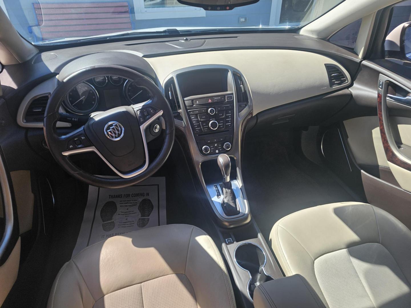 2013 WHITE Buick Verano Base (1G4PP5SK1D4) with an 2.4L L4 DOHC 16V FFV engine, 6-Speed Automatic transmission, located at 607 S Seven Points BLVD, Seven Points, TX, 75143, (430) 255-4030, 32.313934, -96.207932 - Photo#4