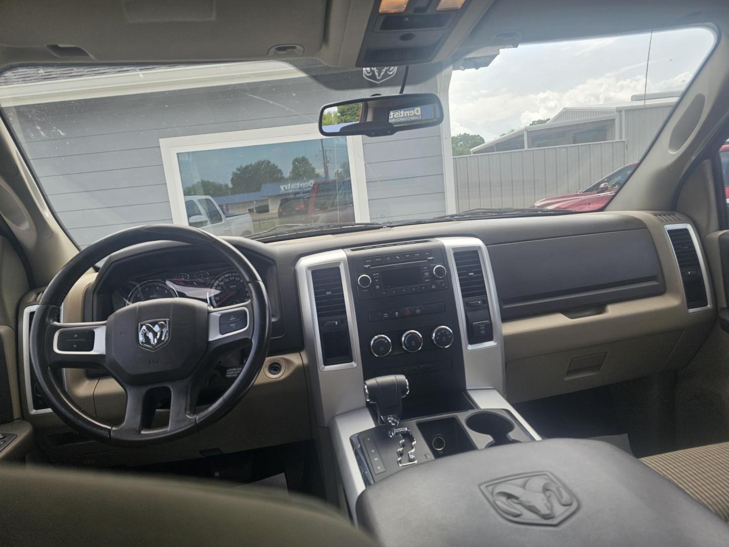 2010 MAROON Dodge Ram 1500 Laramie Quad Cab 2WD (1D7RB1GT5AS) with an 5.7L V8 OHV 16V engine, 5-Speed Automatic transmission, located at 607 S Seven Points BLVD, Seven Points, TX, 75143, (430) 255-4030, 32.313934, -96.207932 - Photo#4