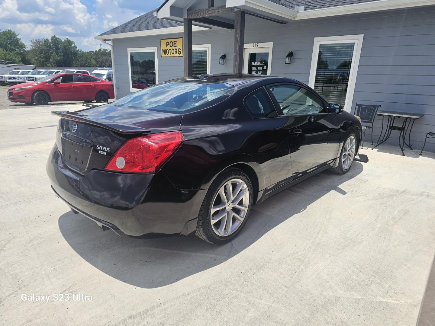 2010 PURPLE Nissan Altima 3.5 SR 6M/T Coupe (1N4BL2EP4AC) with an 3.5L V6 DOHC 24V engine, 6M transmission, located at 607 S Seven Points BLVD, Seven Points, TX, 75143, (430) 255-4030, 32.313934, -96.207932- Photo#2
