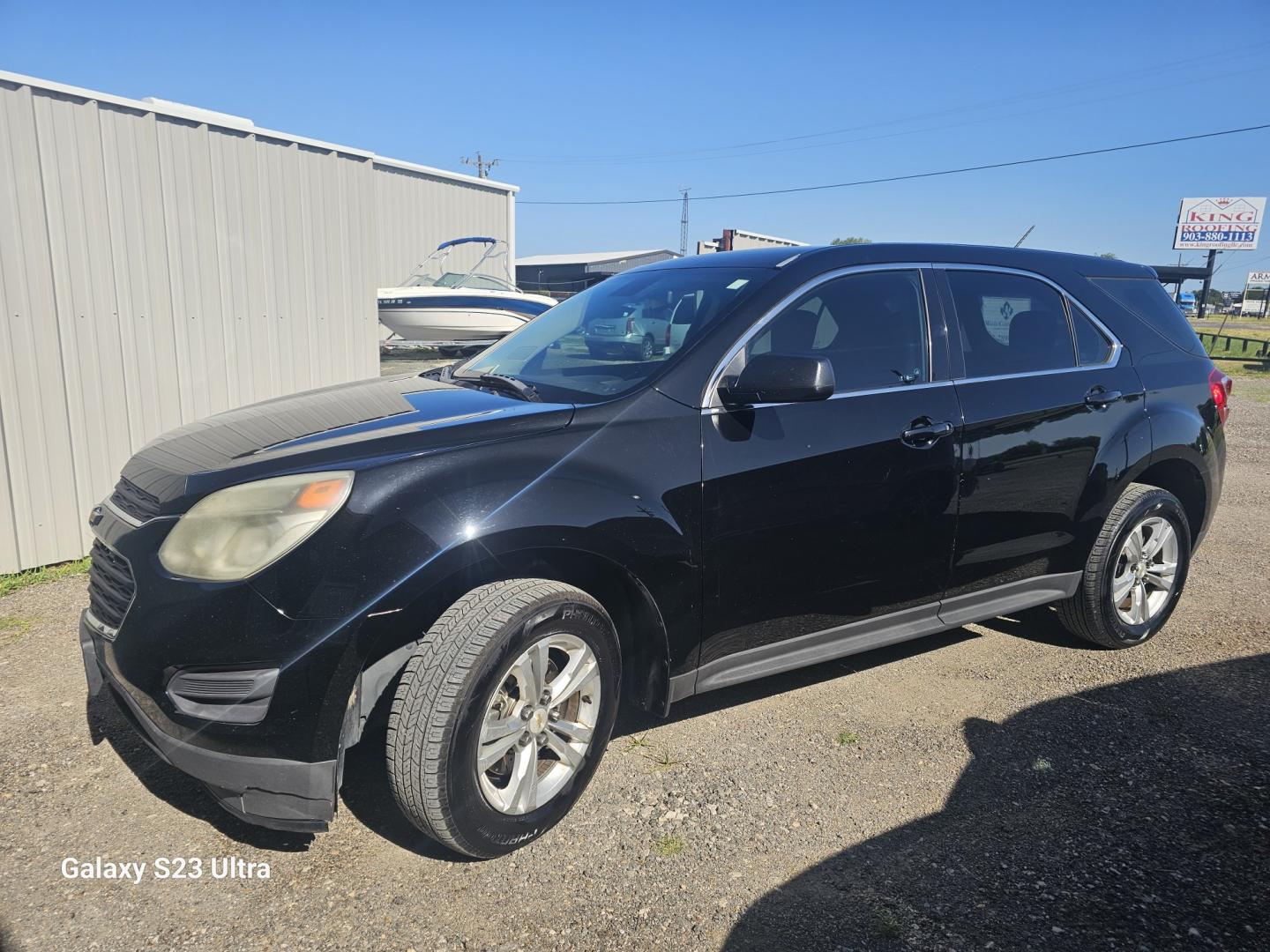 2016 BLACK Chevrolet Equinox LS 2WD (2GNALBEKXG1) with an 2.4L L4 DOHC 16V FFV engine, 6A transmission, located at 607 S Seven Points BLVD, Seven Points, TX, 75143, (430) 255-4030, 32.313934, -96.207932- Photo#0