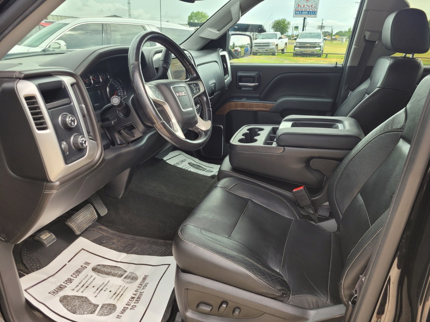 2014 BLACK GMC Sierra 1500 Z71 Crew Cab 4WD (3GTU2VEC3EG) with an 5.3L V8 OHV 16V engine, 6-Speed Automatic transmission, located at 607 S Seven Points BLVD, Seven Points, TX, 75143, (430) 255-4030, 32.313934, -96.207932- Photo#4