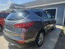 2014 GRAY Hyundai Santa Fe Sport 2.0T FWD (5XYZU3LA5EG) with an 2.0L L4 DOHC 16V TURBO engine, 6A transmission, located at 607 S Seven Points BLVD, Seven Points, TX, 75143, (430) 255-4030, 32.313934, -96.207932- Photo#2