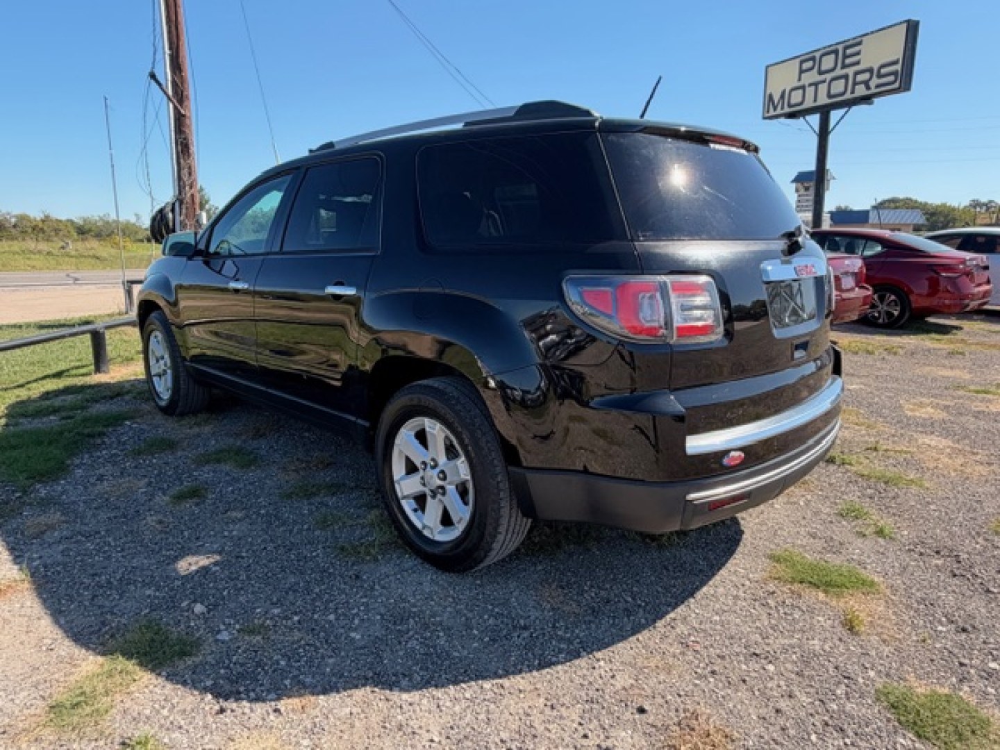 2016 BLACK GMC Acadia SLE-2 FWD (1GKKRPKD9GJ) with an 3.6L V6 DOHC 24V engine, 6-Speed Automatic transmission, located at 607 S Seven Points BLVD, Seven Points, TX, 75143, (430) 255-4030, 32.313934, -96.207932- Photo#3