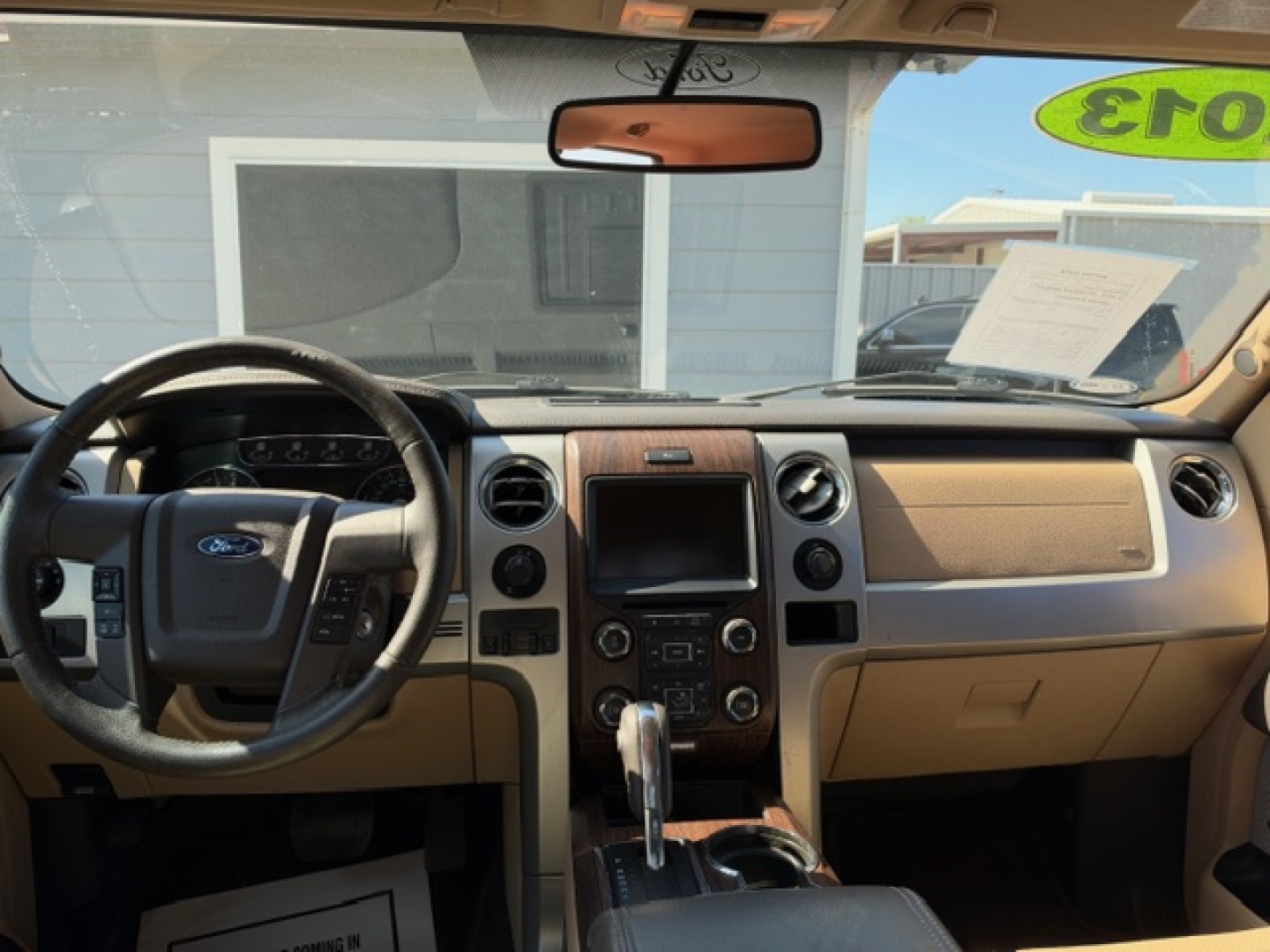 2013 Tan Ford F-150 Platinum SuperCrew 6.5-ft. Bed 2WD (1FTFW1CT1DK) with an 3.5L V6 TURBO engine, 6-Speed Automatic transmission, located at 607 S Seven Points BLVD, Seven Points, TX, 75143, (430) 255-4030, 32.313934, -96.207932- Photo#6
